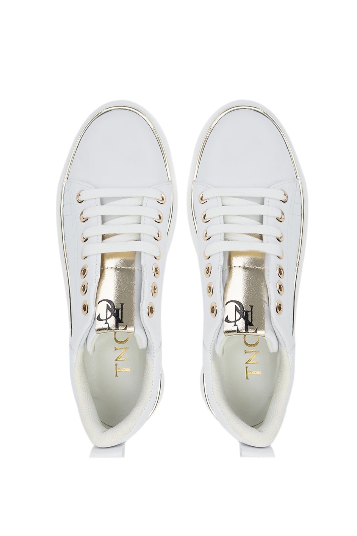 Tamer Tanca Beyaz Tamer Tanca Vegan Kadın Sneakers Spor Ayakkabı