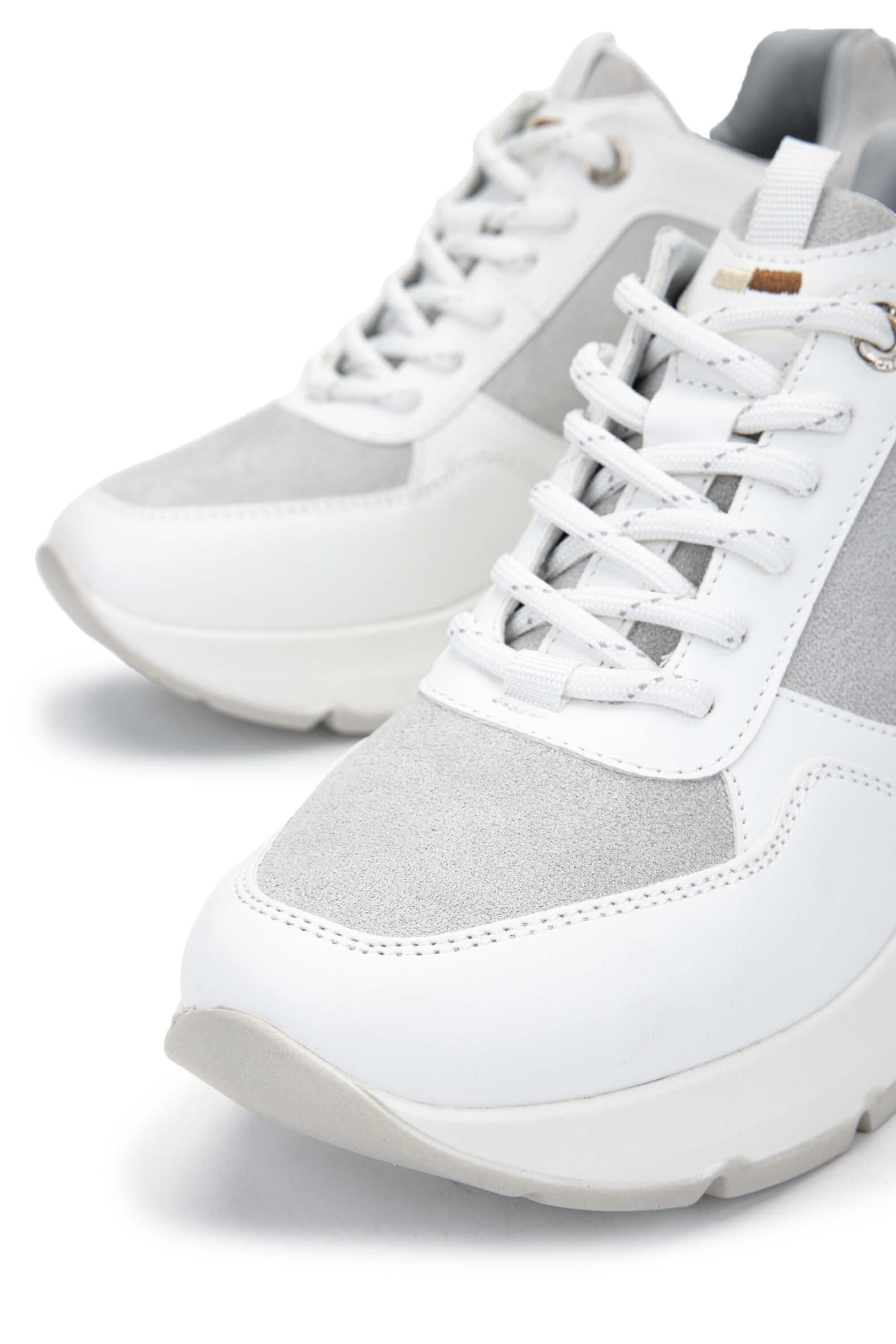 Tamer Tanca Beyaz Tamer Tanca Vegan Kadın Sneakers Spor Ayakkabı