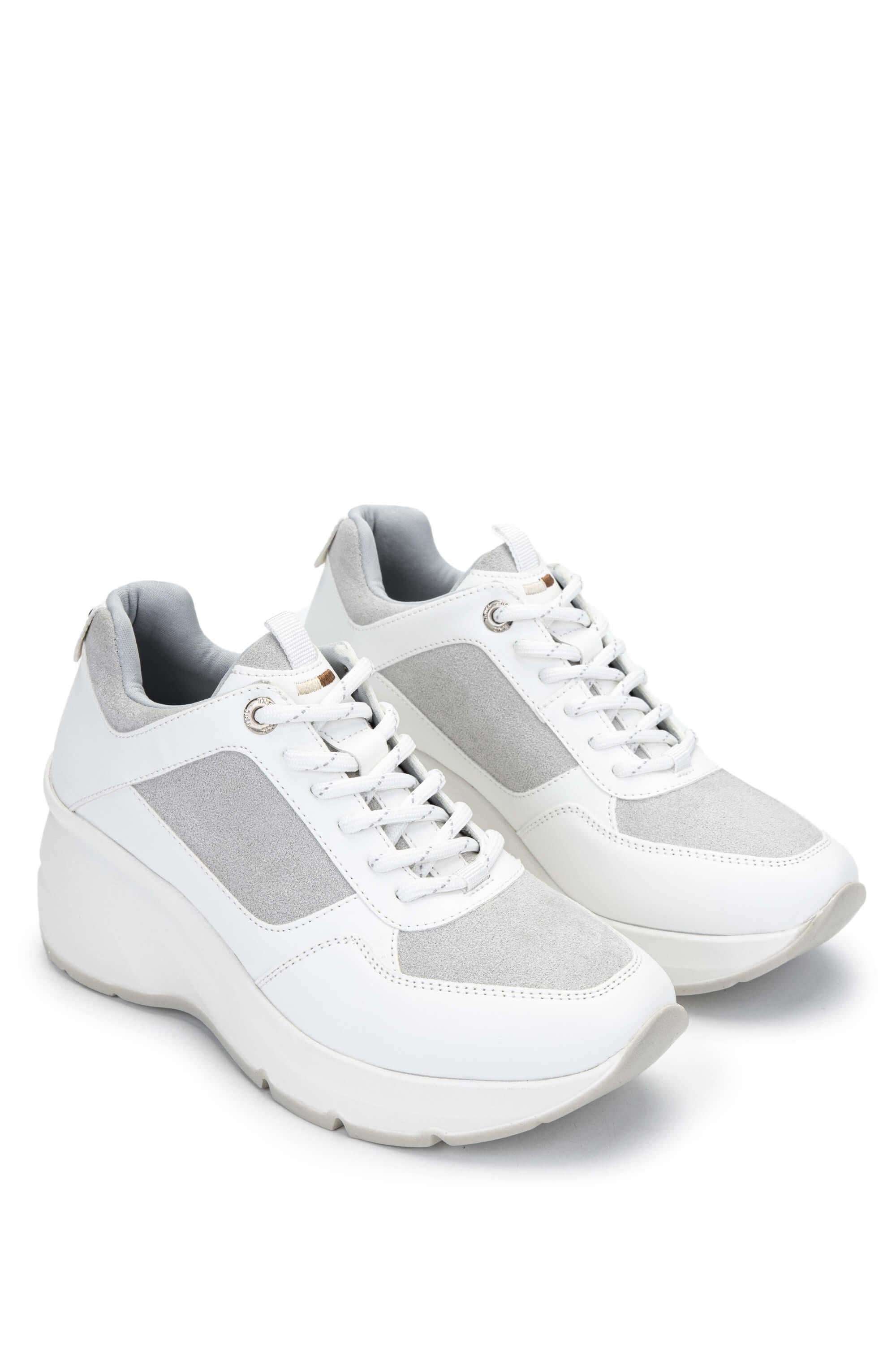 Tamer Tanca Beyaz Tamer Tanca Vegan Kadın Sneakers Spor Ayakkabı