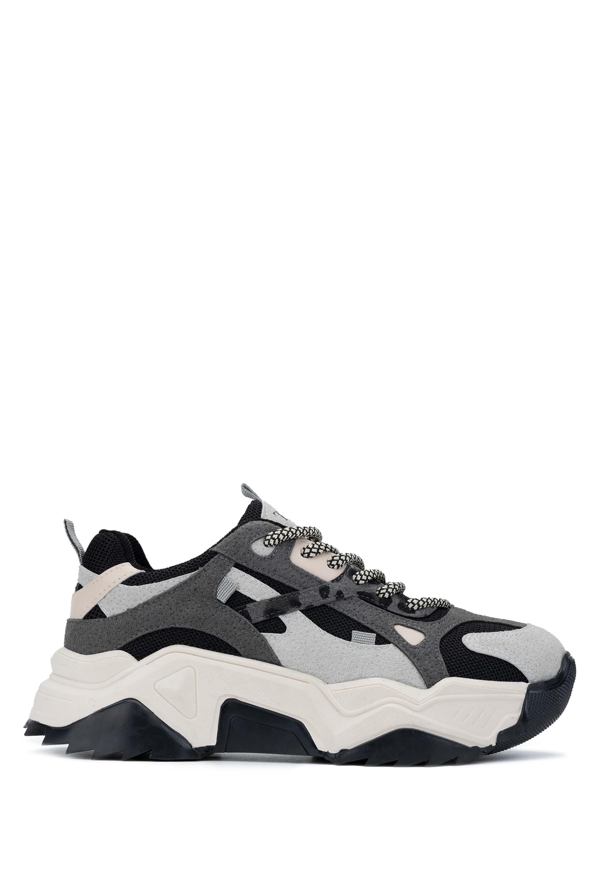 Tamer Tanca Beyaz Lacivert Tamer Tanca Vegan Kadın Sneakers Spor Ayakkabı