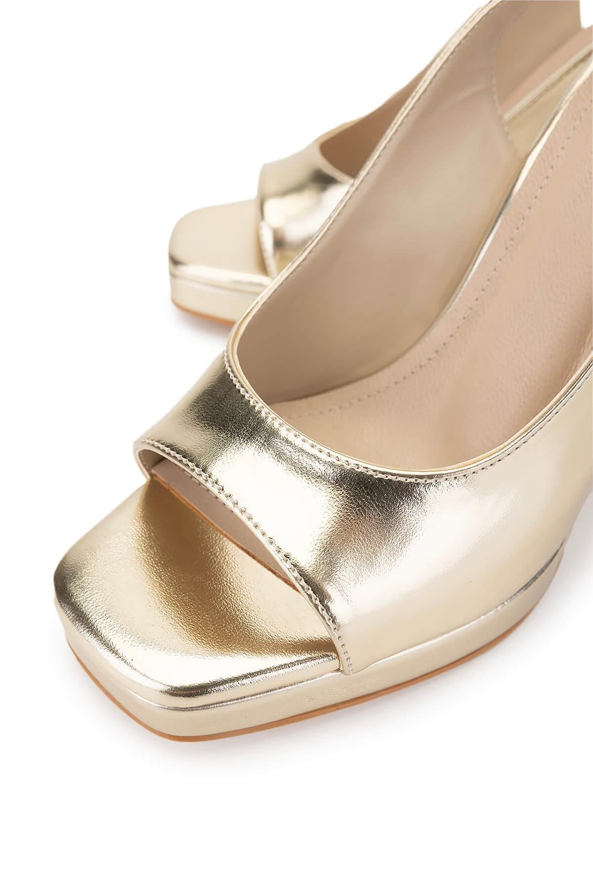 Tamer Tanca Lame Tamer Tanca Vegan Kadın Topuklu Ayakkabı