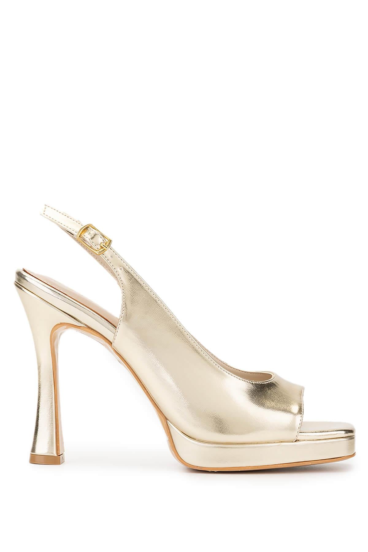 Tamer Tanca Lame Tamer Tanca Vegan Kadın Topuklu Ayakkabı