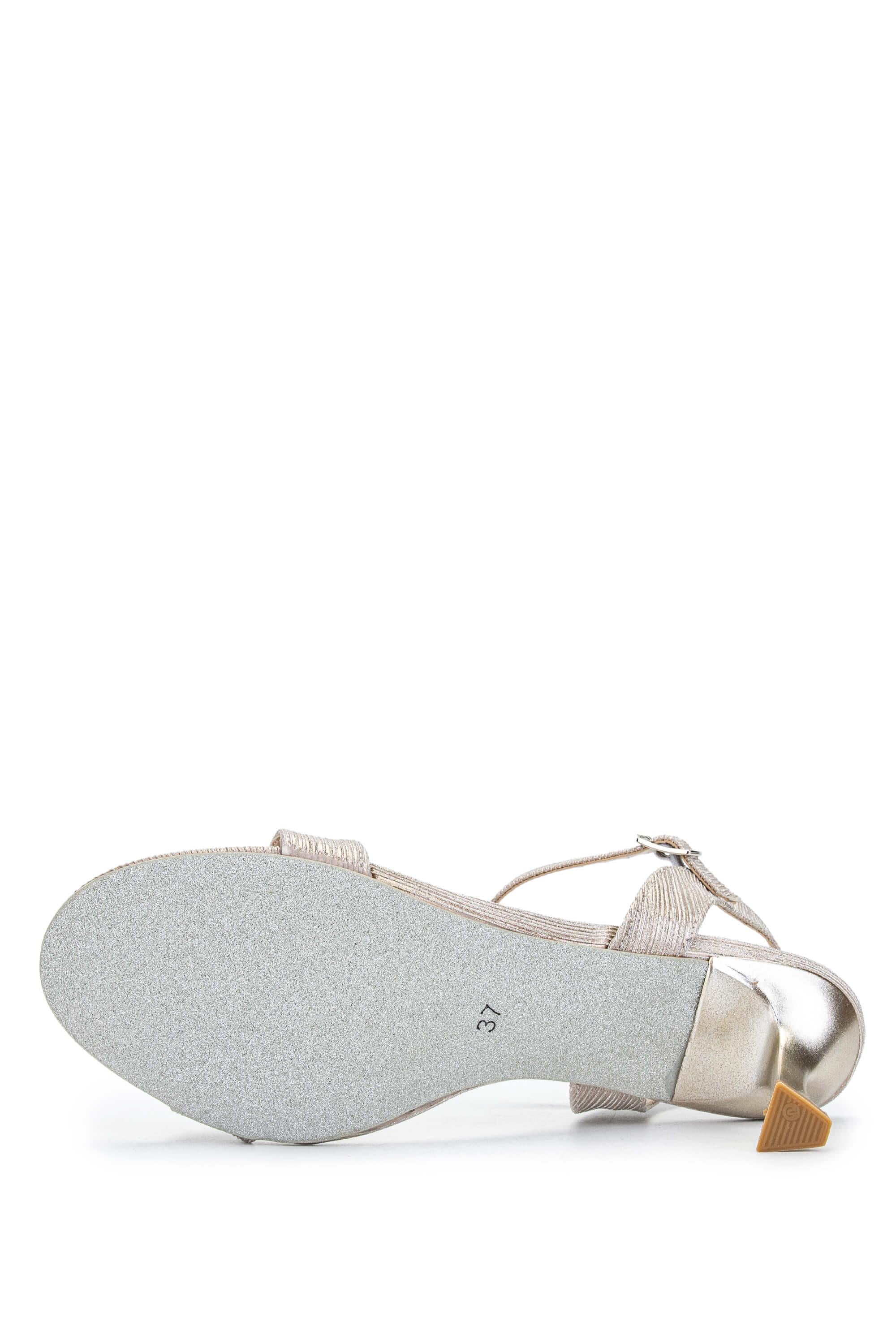 Tamer Tanca Yeşil Tamer Tanca Vegan Kadın Topuklu Sandalet