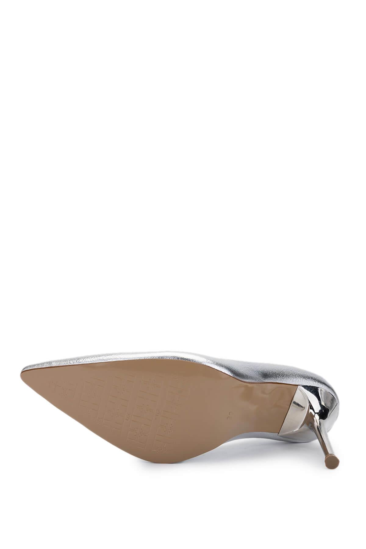 Tamer Tanca Antrasit Tamer Tanca Vegan Kadın Topuklu Ayakkabı