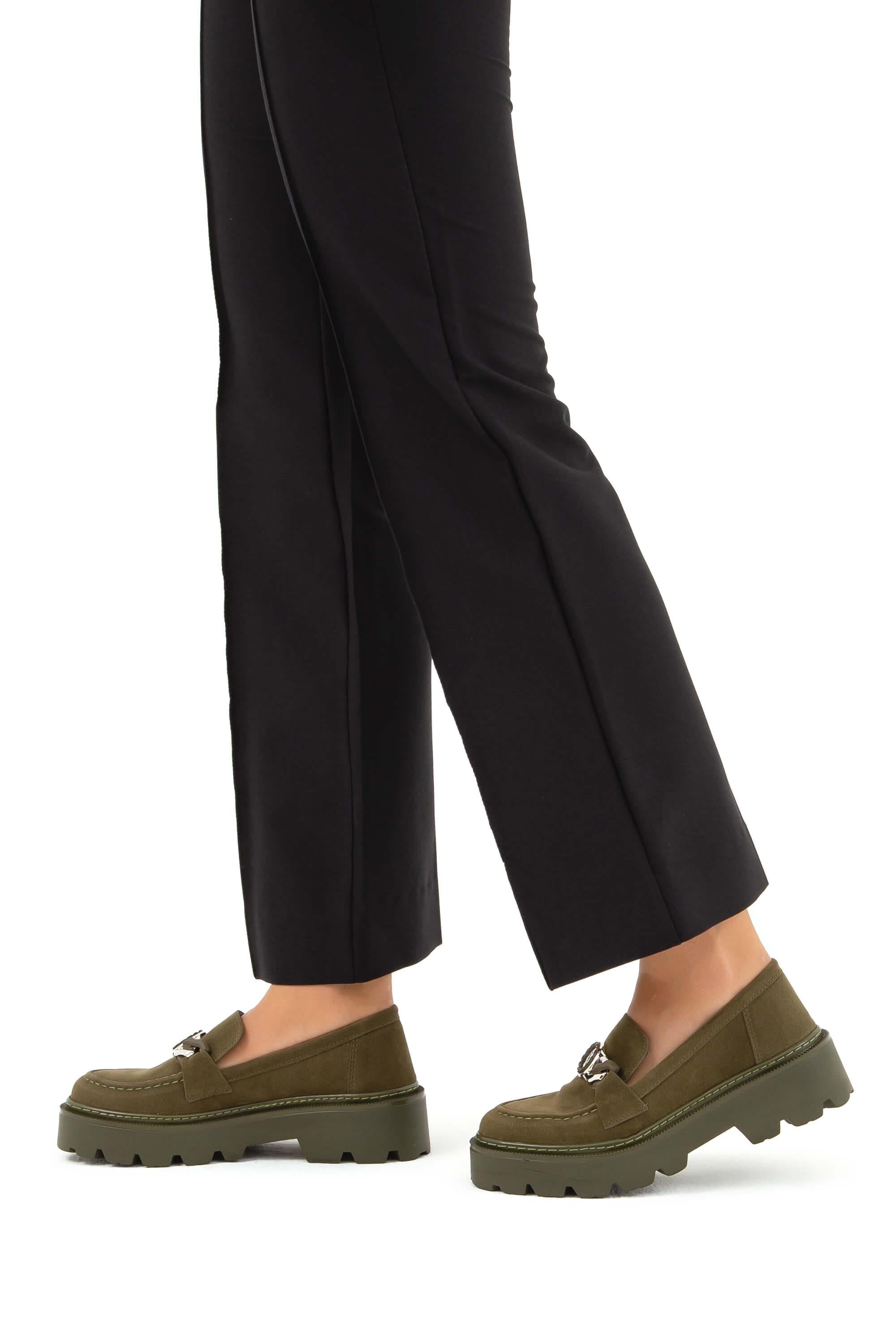 Tamer Tanca Vizon Süet Tamer Tanca Vegan Kadın Loafer Ayakkabı