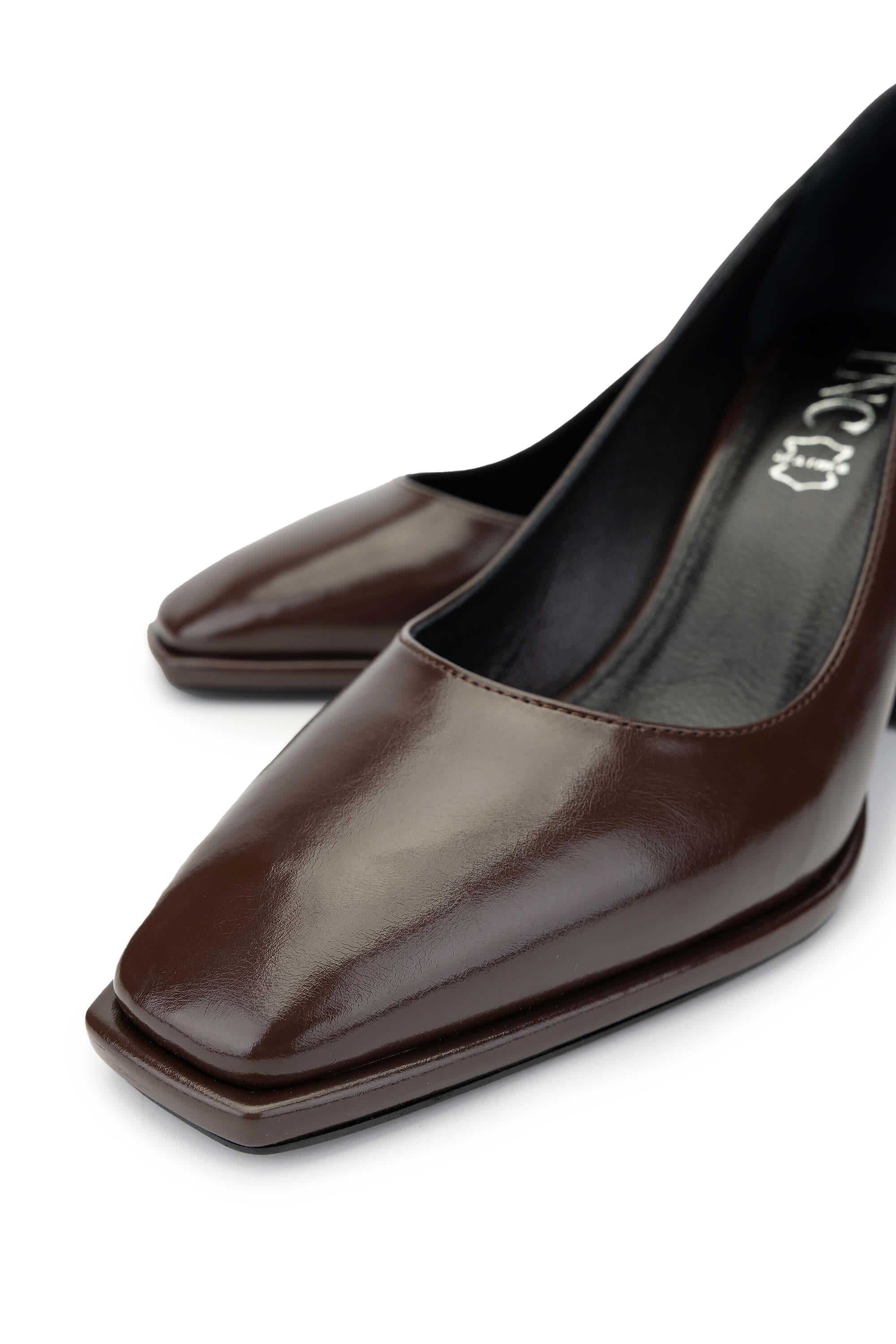 Tamer Tanca Bej Tamer Tanca Vegan Kadın Topuklu Ayakkabı