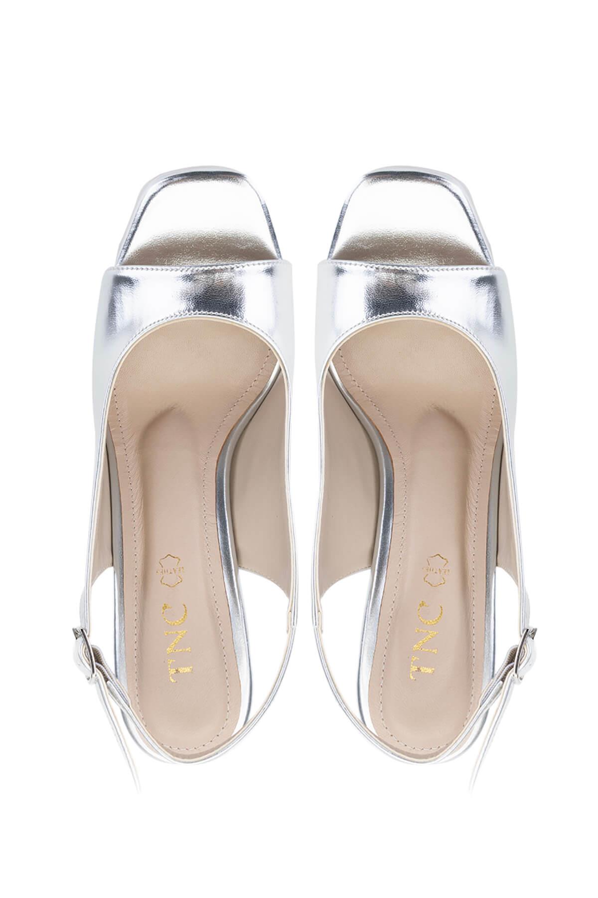 Tamer Tanca Lame Tamer Tanca Vegan Kadın Topuklu Ayakkabı