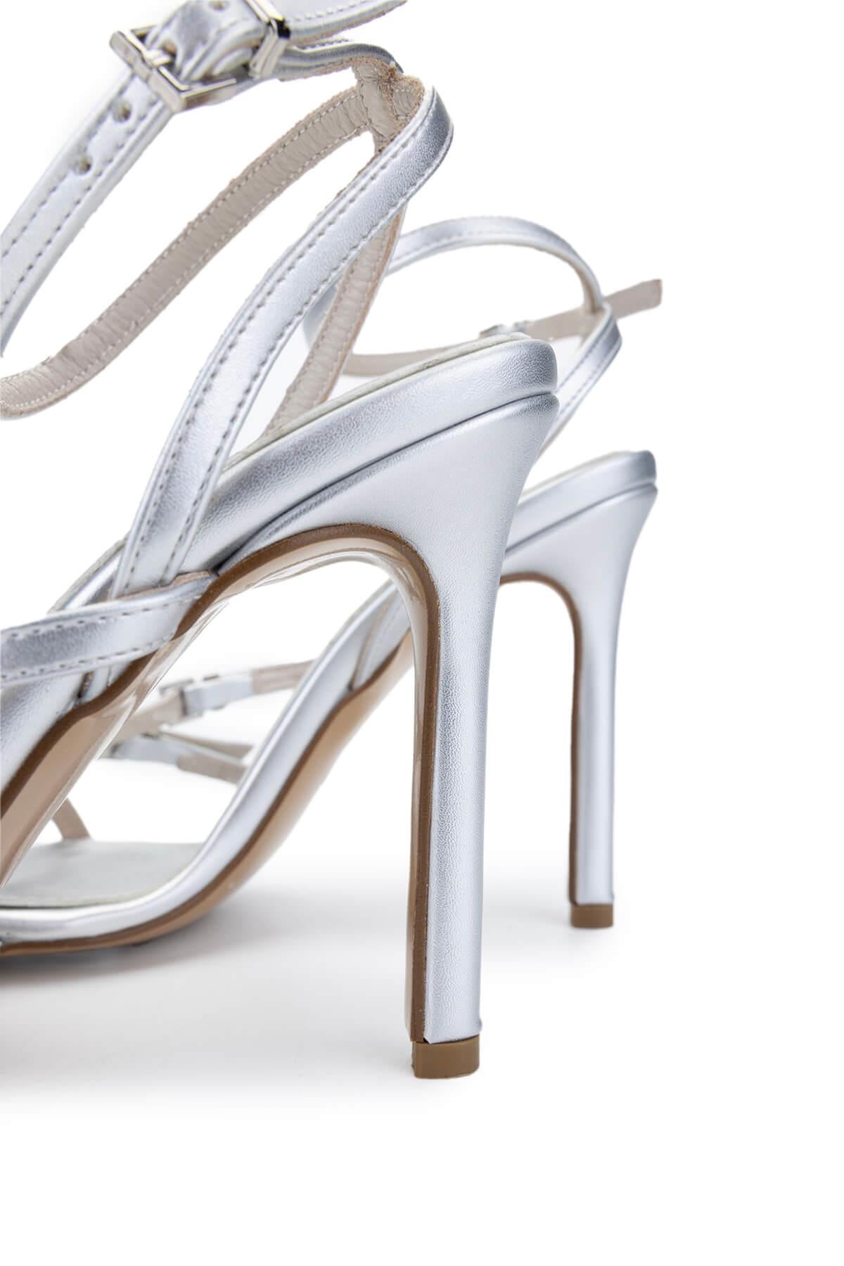 Tamer Tanca Lame Tamer Tanca Vegan Kadın Topuklu Ayakkabı