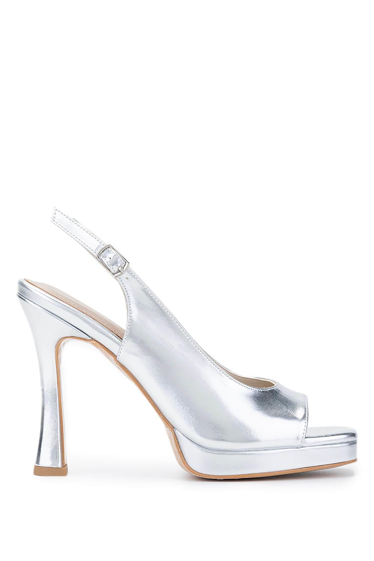 Tamer Tanca Lame Tamer Tanca Vegan Kadın Topuklu Ayakkabı