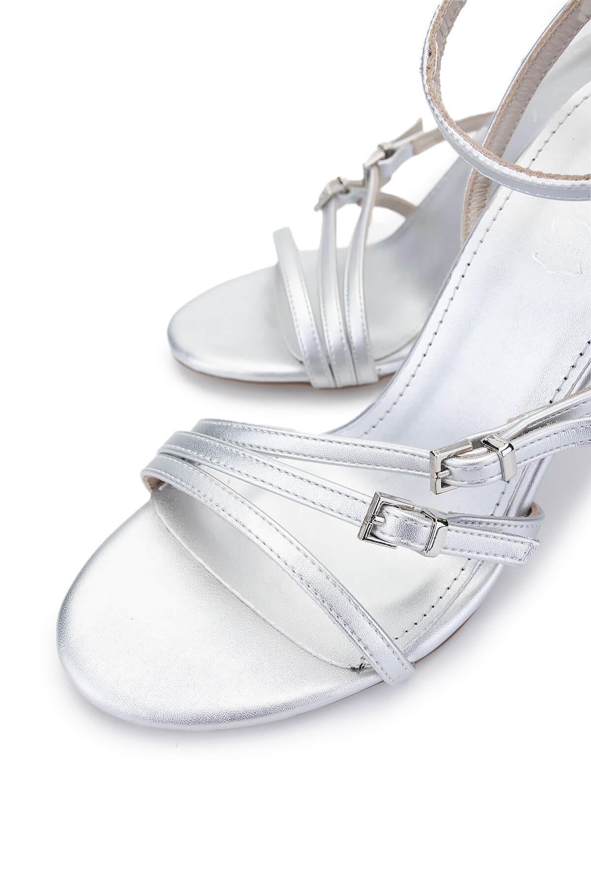 Tamer Tanca Lame Tamer Tanca Vegan Kadın Topuklu Ayakkabı