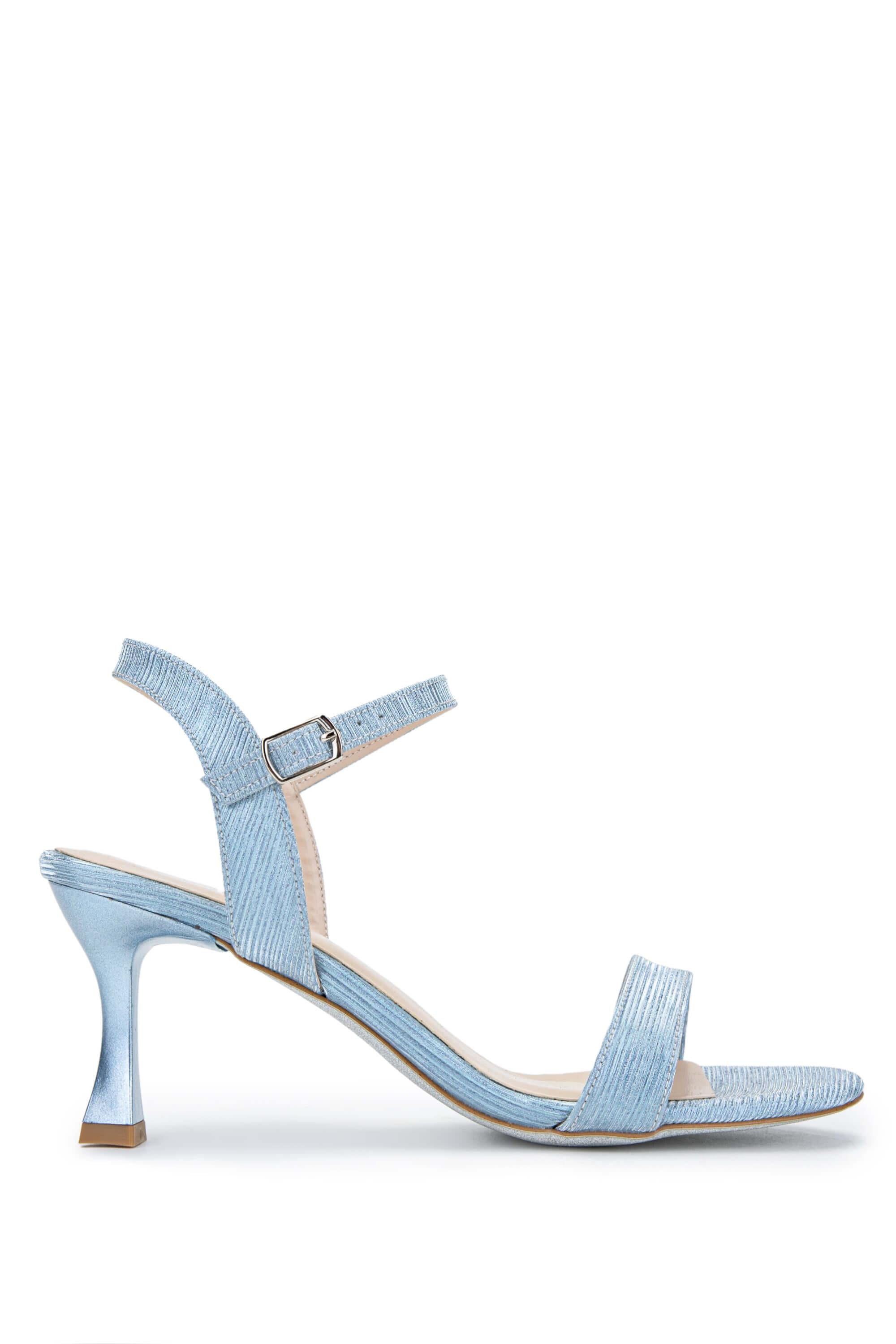 Tamer Tanca Yeşil Tamer Tanca Vegan Kadın Topuklu Sandalet