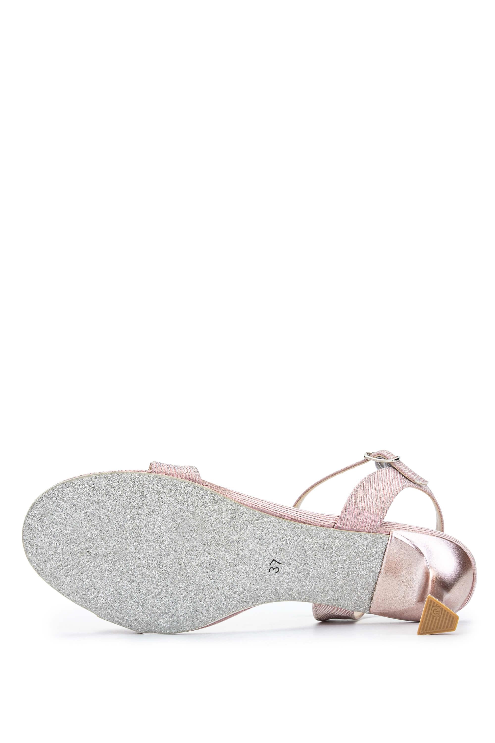 Tamer Tanca Yeşil Tamer Tanca Vegan Kadın Topuklu Sandalet