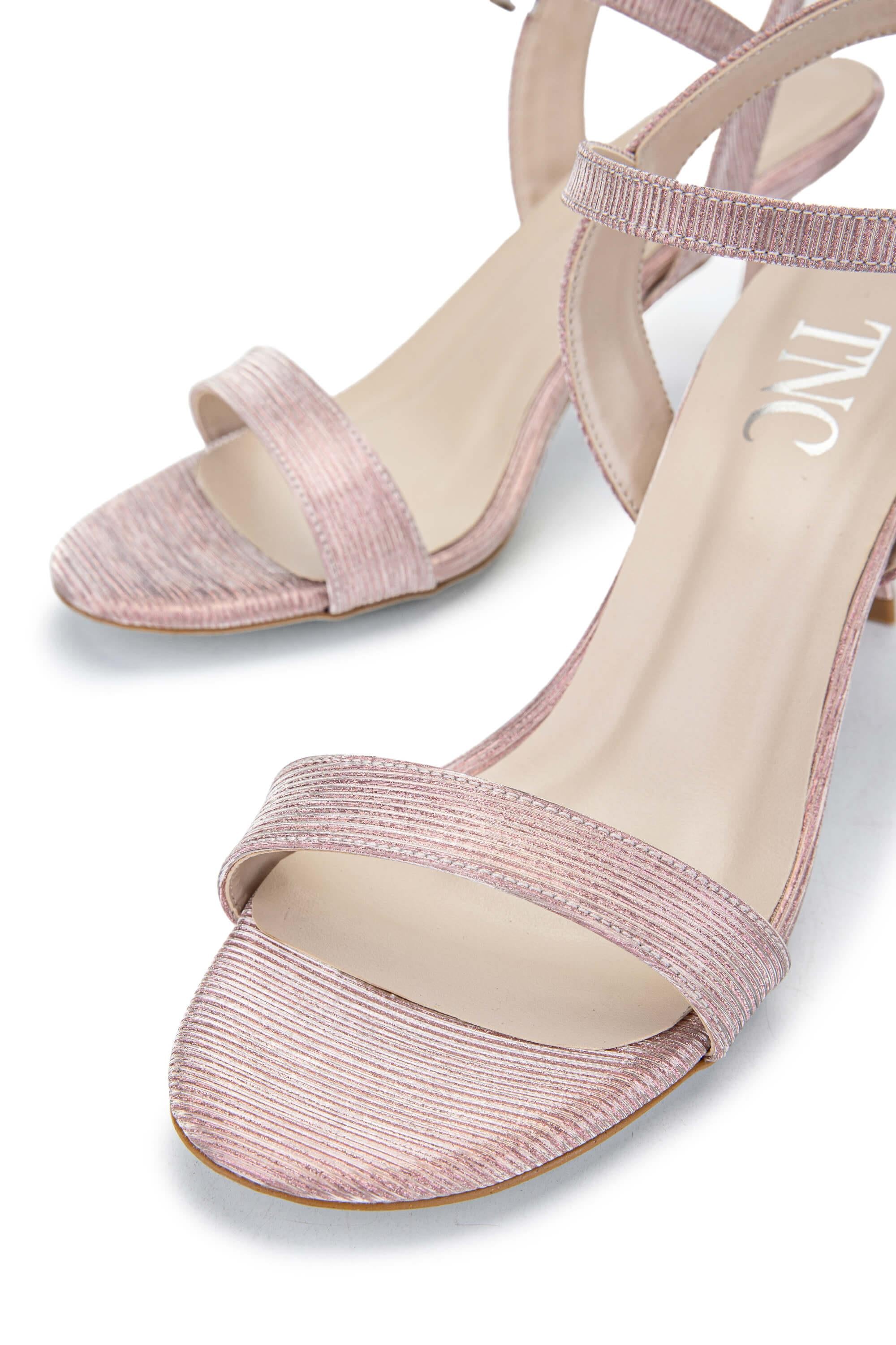 Tamer Tanca Yeşil Tamer Tanca Vegan Kadın Topuklu Sandalet