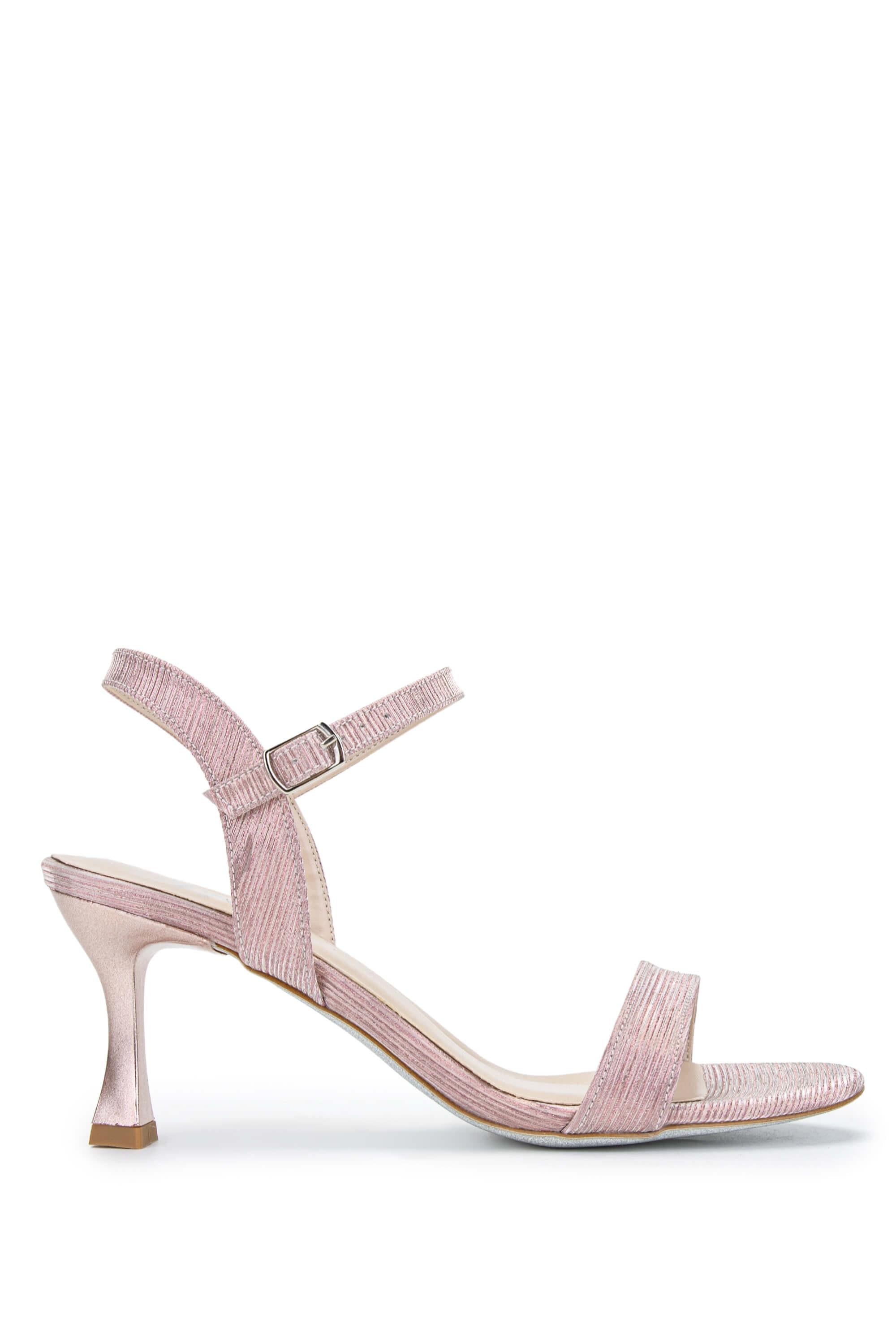 Tamer Tanca Yeşil Tamer Tanca Vegan Kadın Topuklu Sandalet