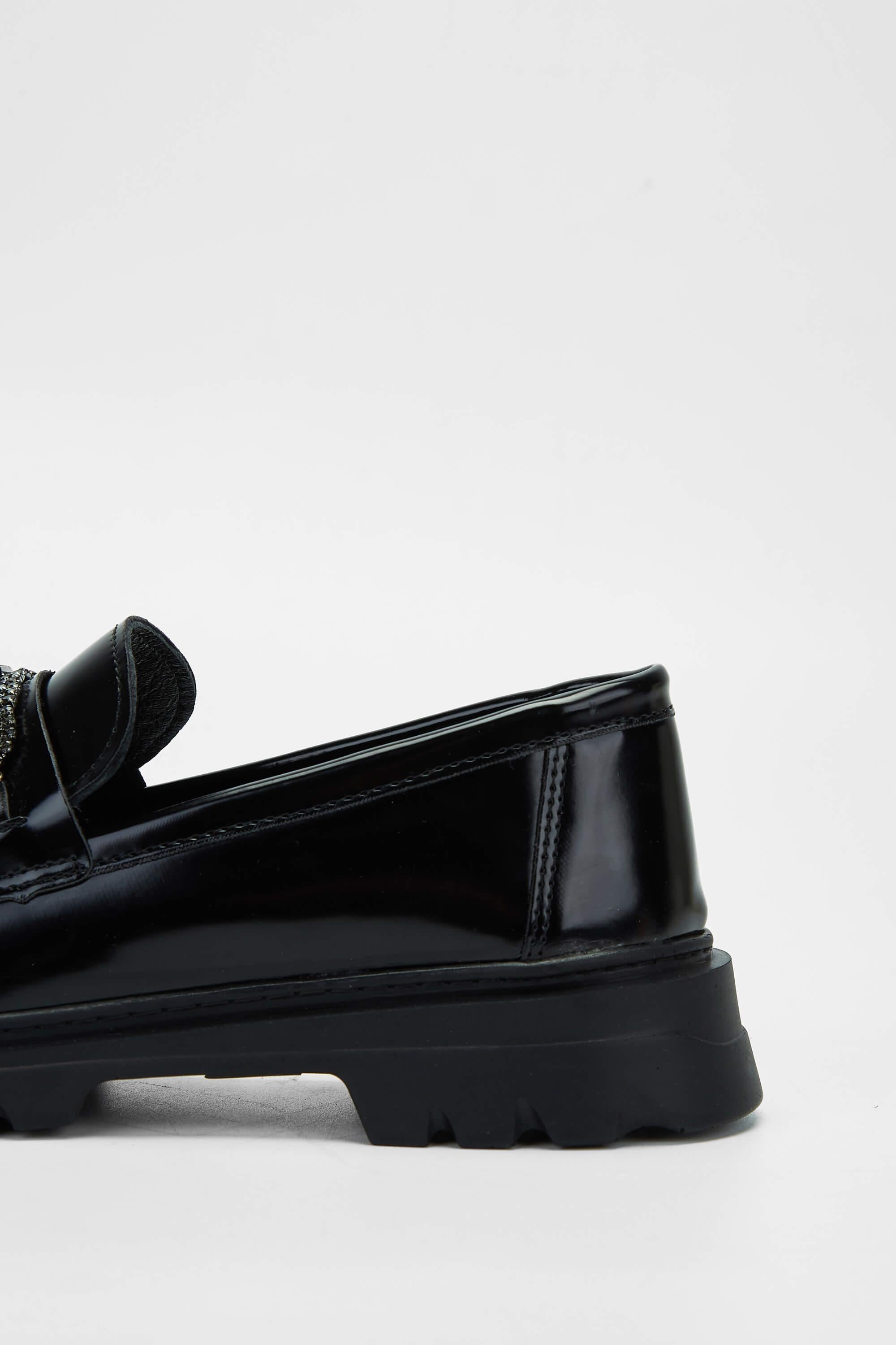 Tamer Tanca Siyah Süet Tamer Tanca Vegan Kadın Loafer Ayakkabı