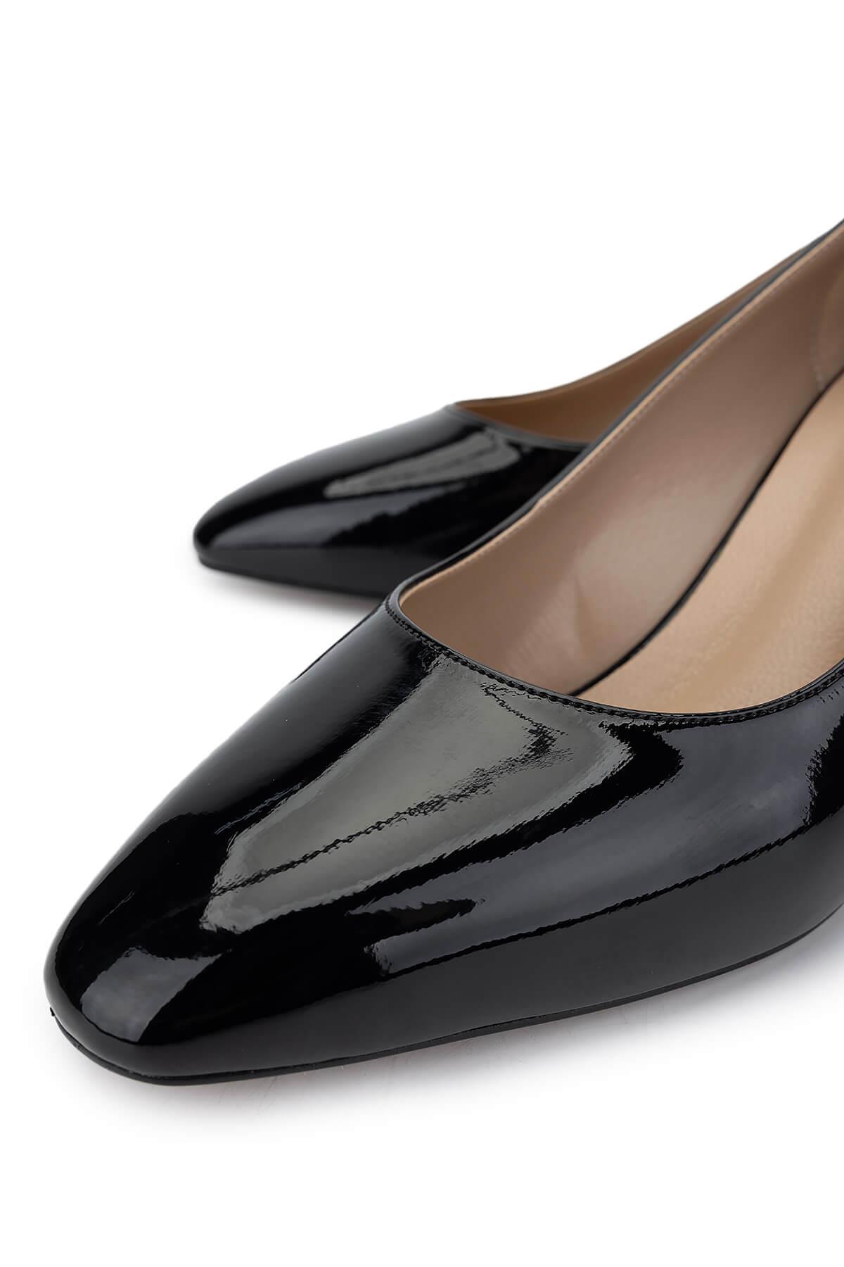 Tamer Tanca Lacivert Tamer Tanca Vegan Kadın Topuklu Ayakkabı