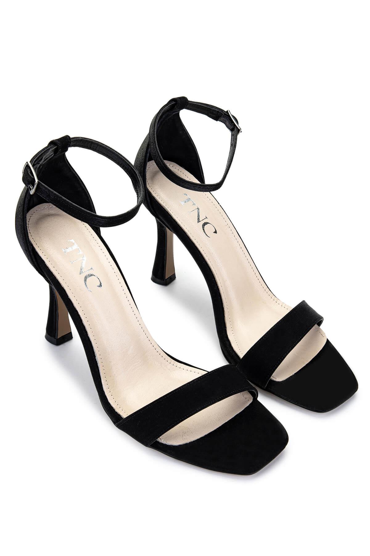 Tamer Tanca Kırmızı Tamer Tanca Vegan Kadın Saten Topuklu Ayakkabı