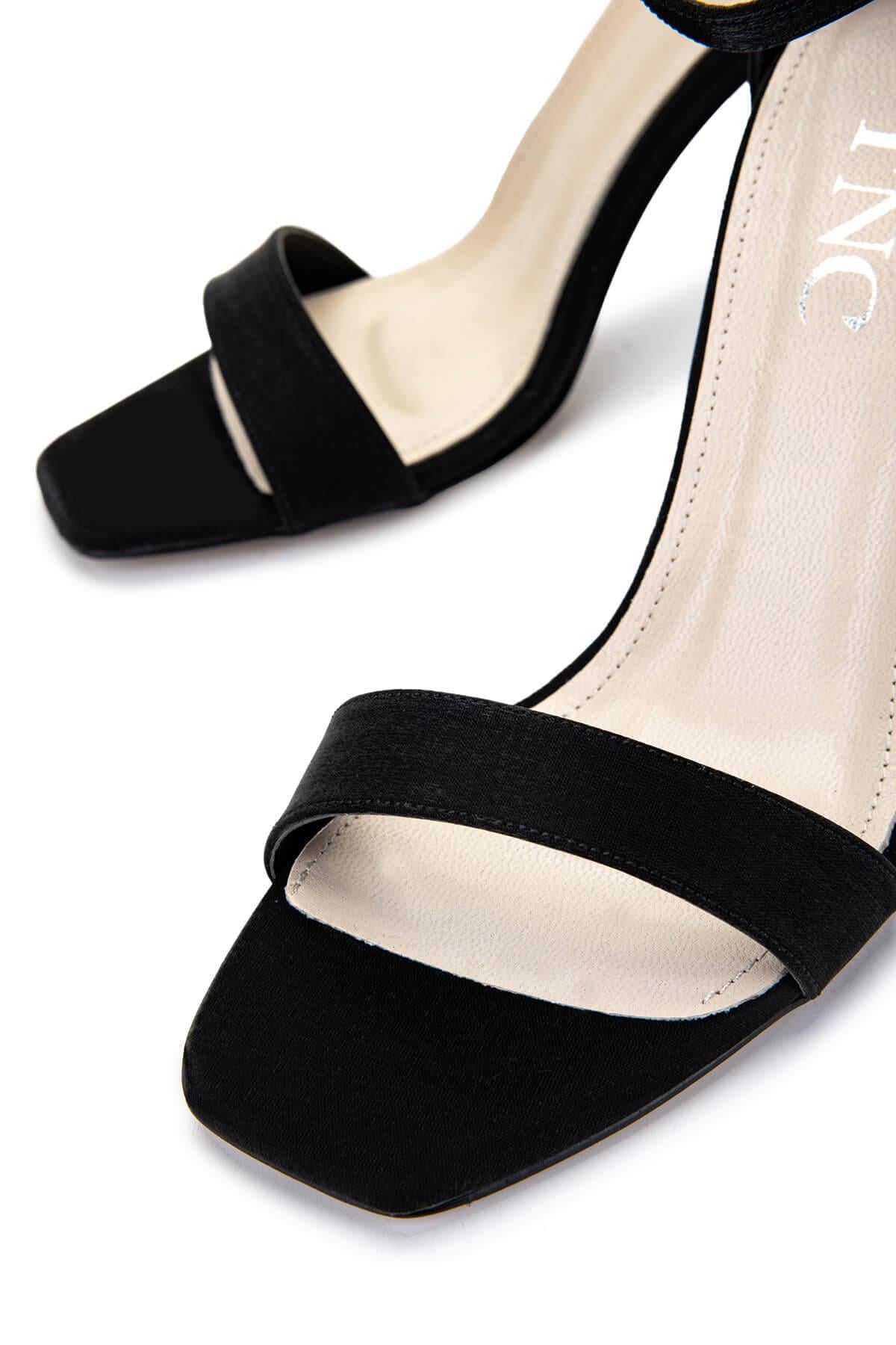 Tamer Tanca Kırmızı Tamer Tanca Vegan Kadın Saten Topuklu Ayakkabı