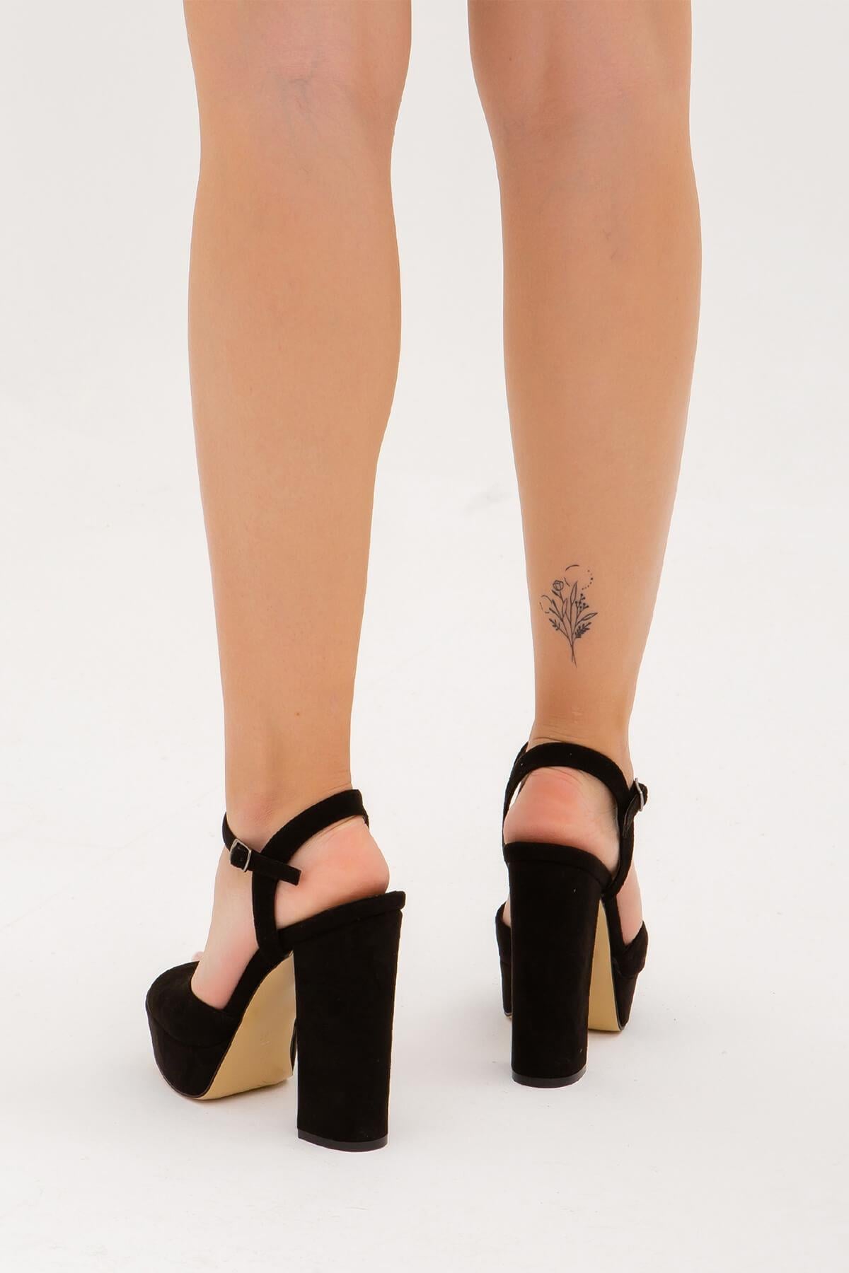 Tamer Tanca Bej Süet Tamer Tanca Vegan Kadın Abiye Ayakkabı