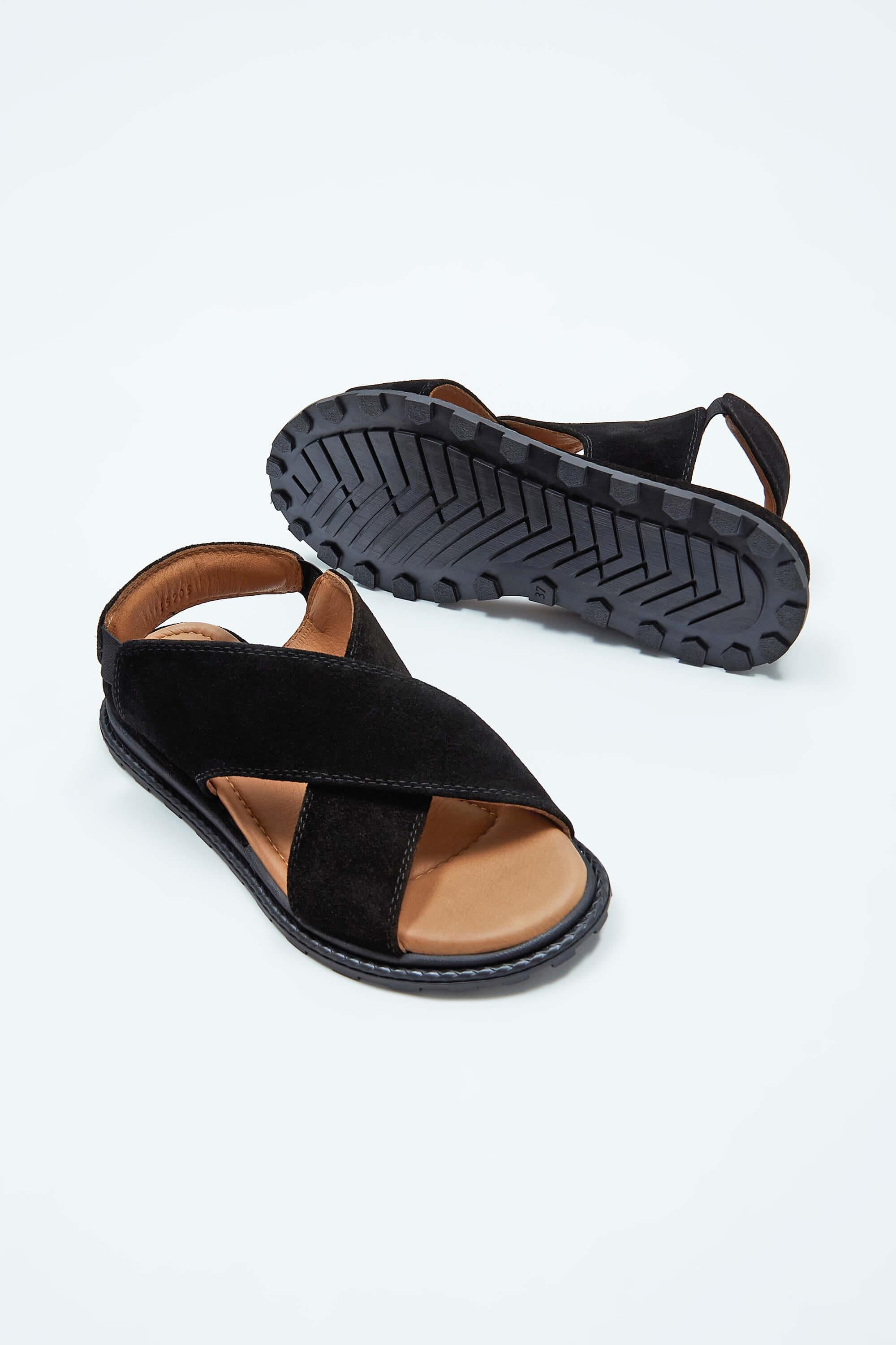 Tamer Tanca Bej Tamer Tanca Vegan Kadın Düz Sandalet