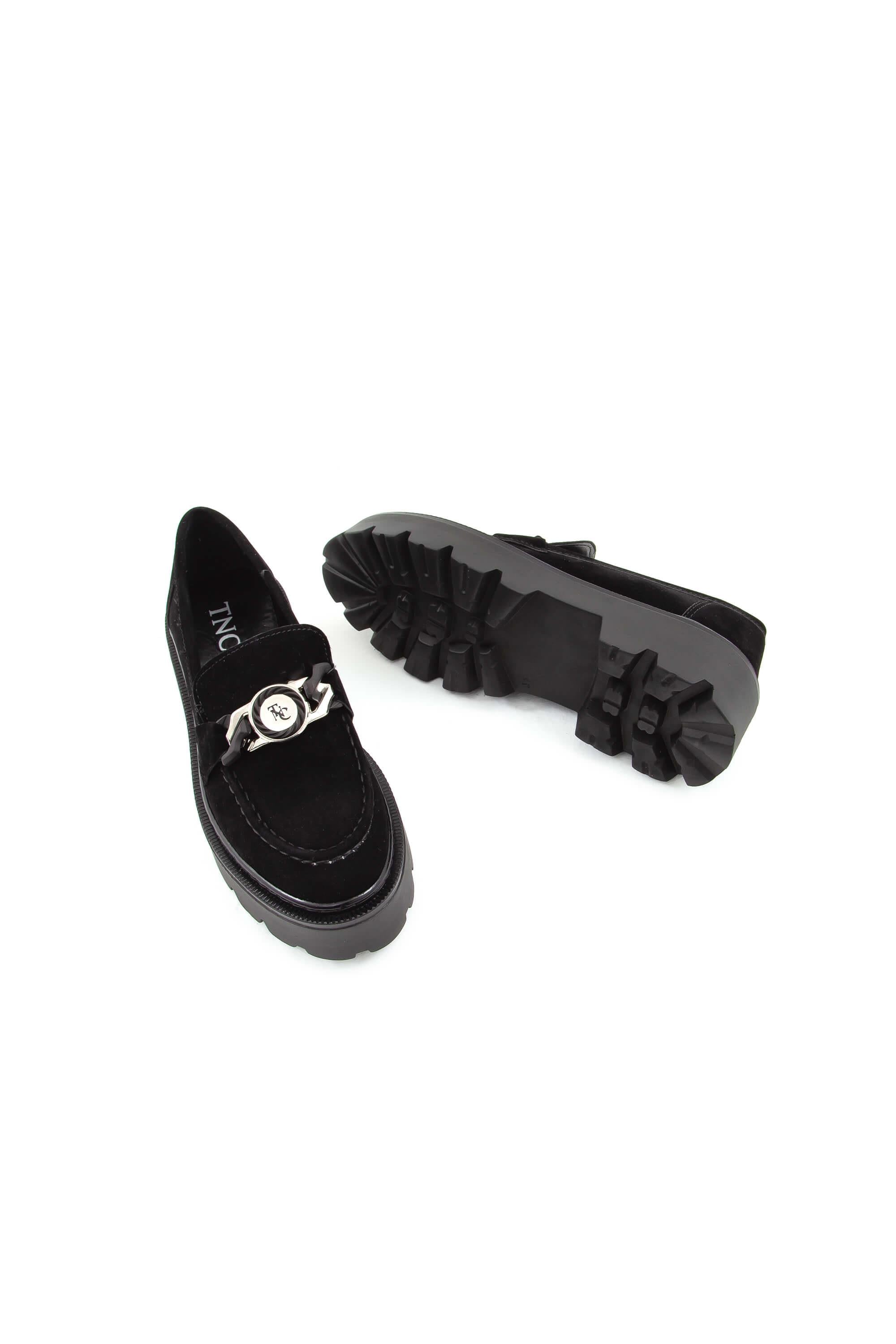 Tamer Tanca Vizon Süet Tamer Tanca Vegan Kadın Loafer Ayakkabı