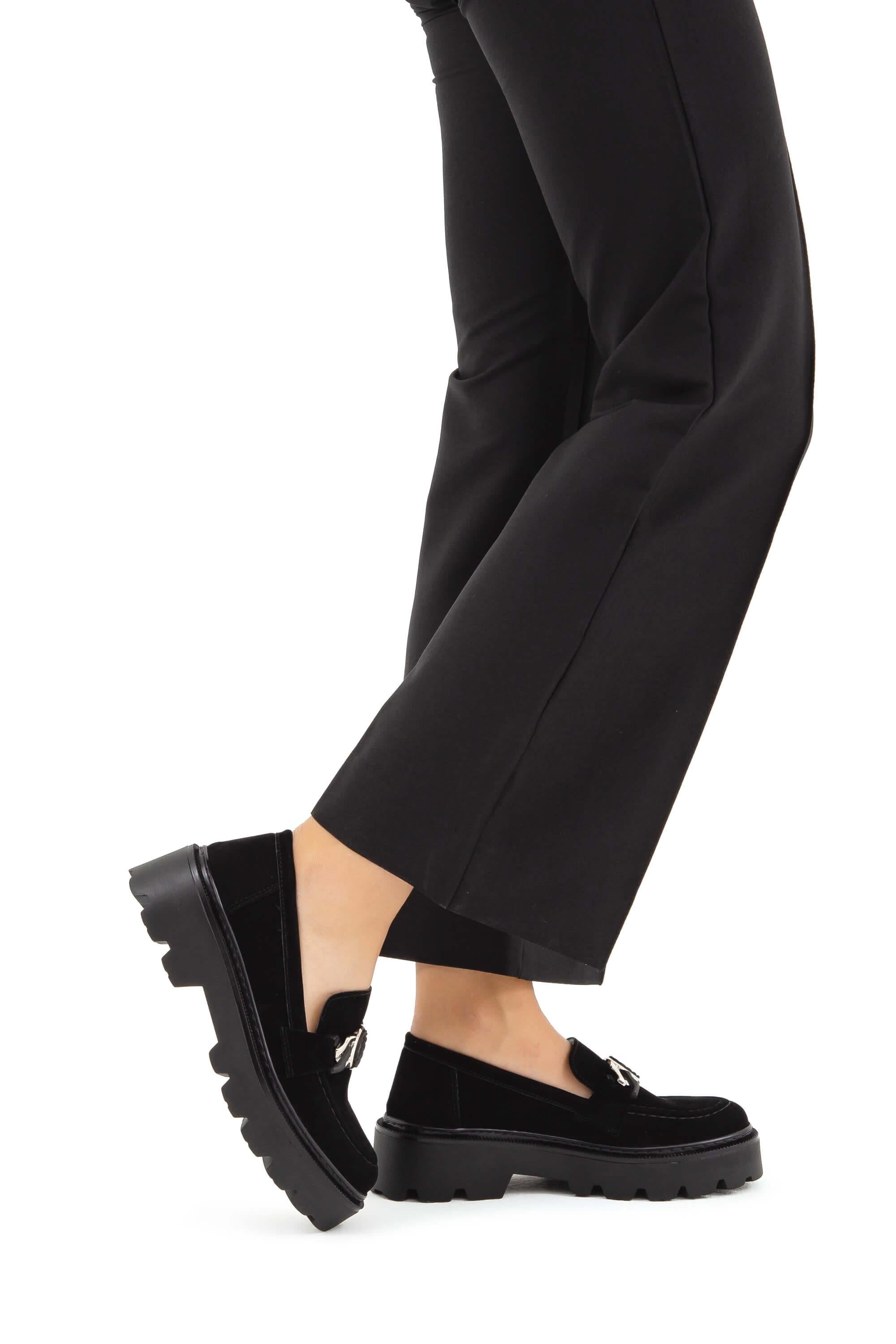 Tamer Tanca Vizon Süet Tamer Tanca Vegan Kadın Loafer Ayakkabı