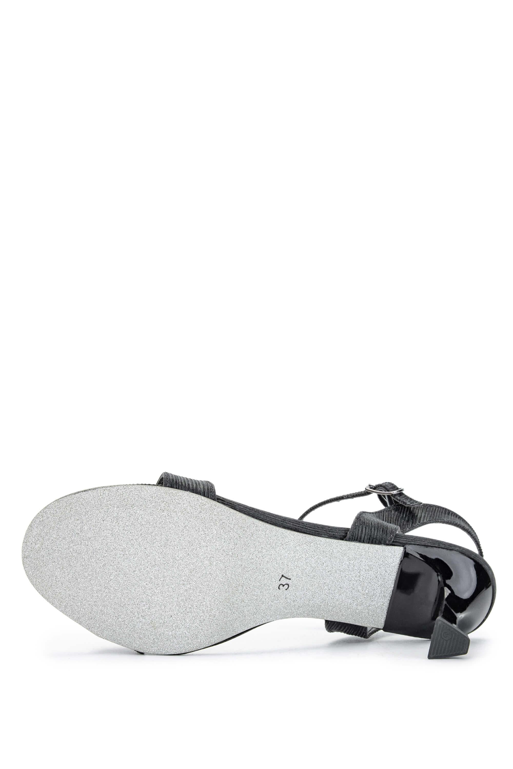 Tamer Tanca Yeşil Tamer Tanca Vegan Kadın Topuklu Sandalet