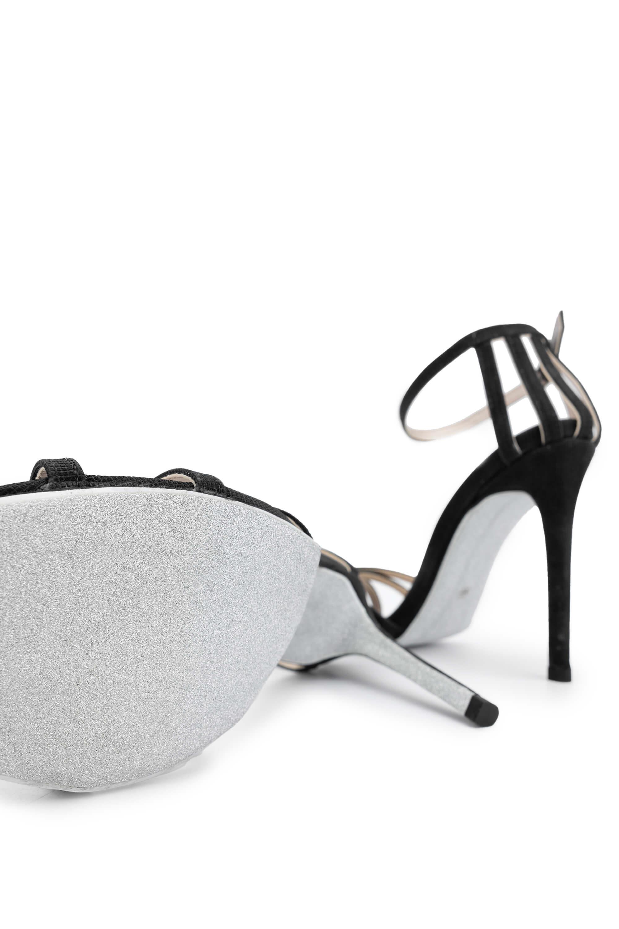 Tamer Tanca Yeşil Tamer Tanca Vegan Kadın Topuklu Sandalet