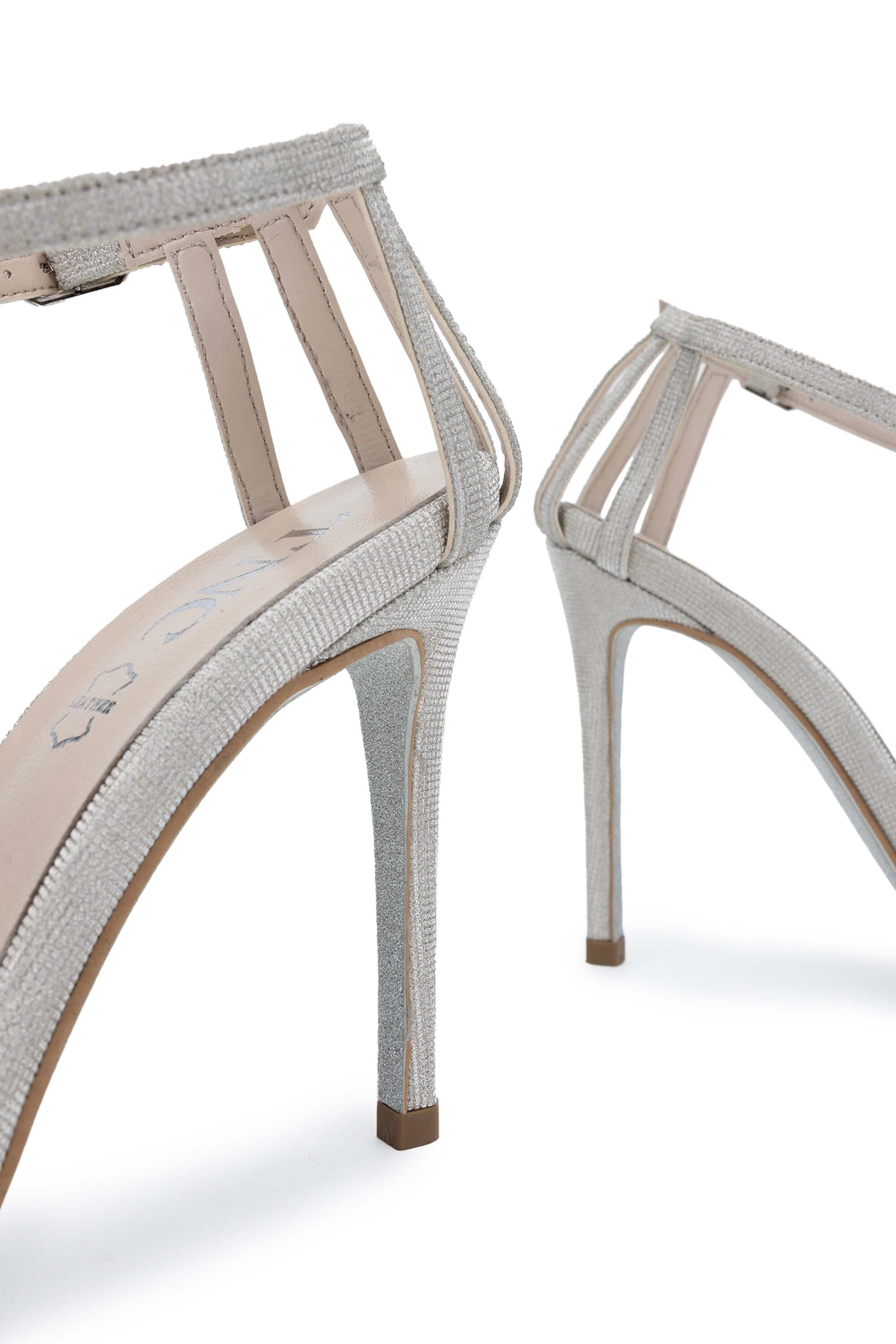 Tamer Tanca Yeşil Tamer Tanca Vegan Kadın Topuklu Sandalet