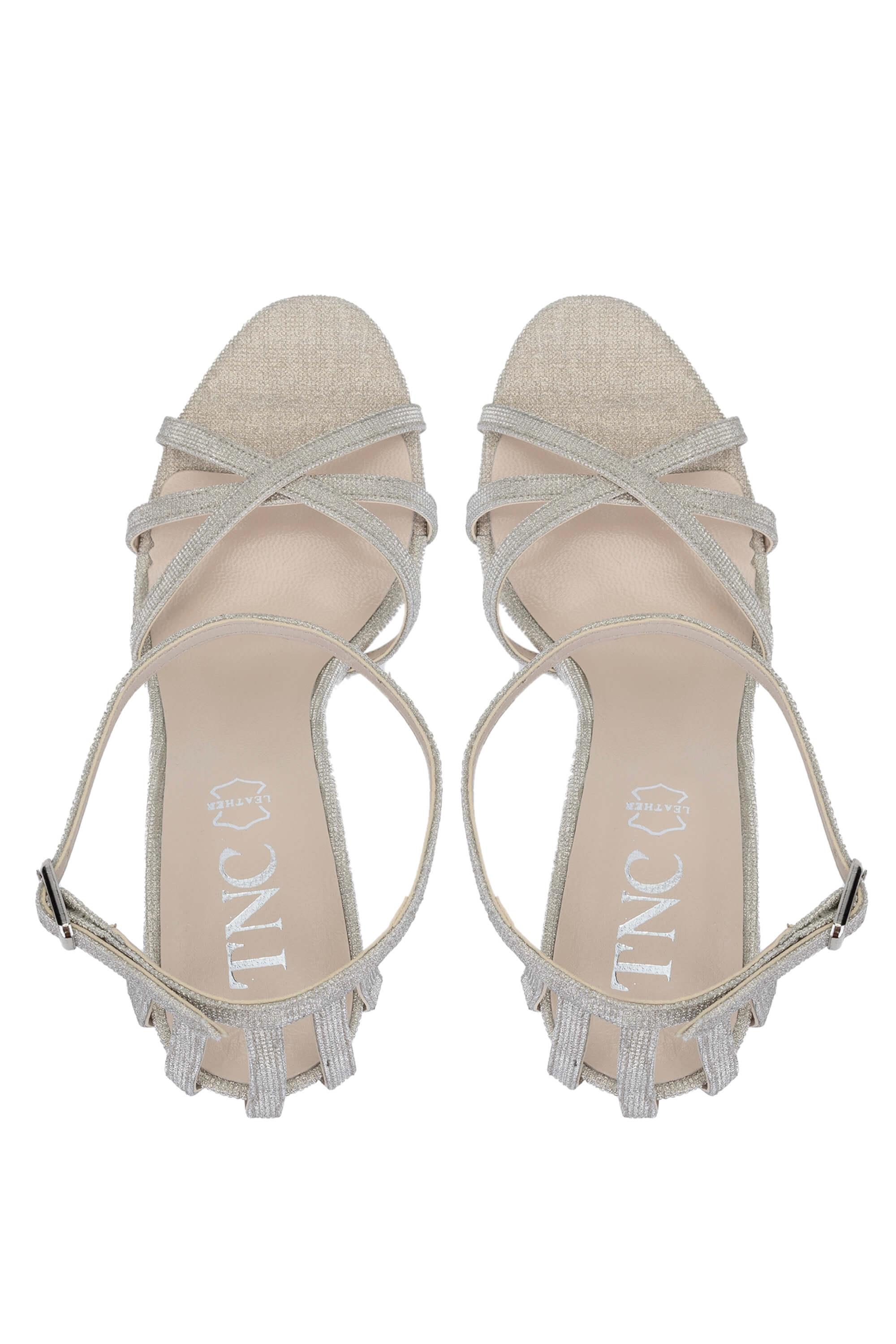 Tamer Tanca Yeşil Tamer Tanca Vegan Kadın Topuklu Sandalet