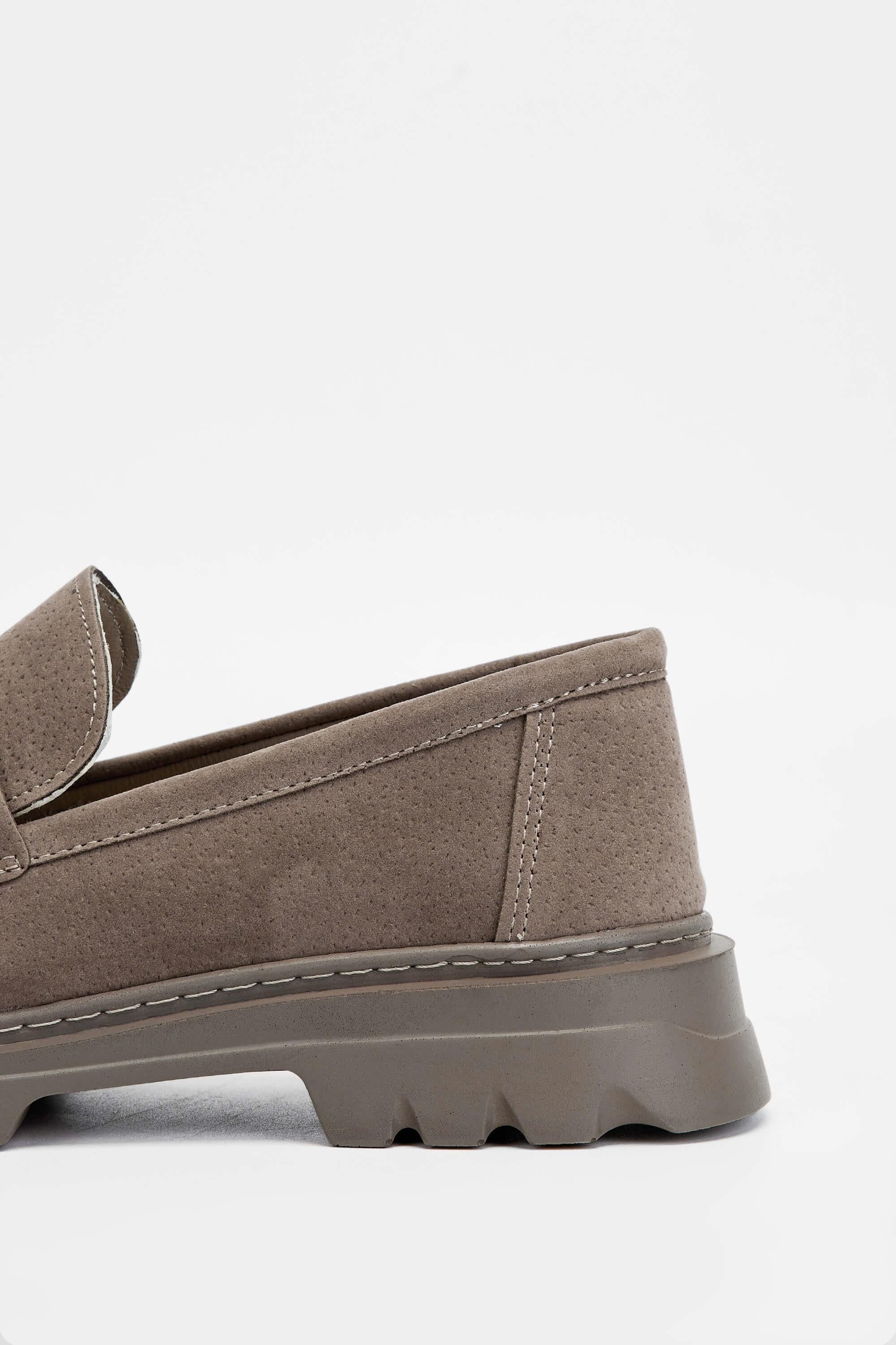 Tamer Tanca Siyah Süet Tamer Tanca Vegan Kadın Loafer Ayakkabı