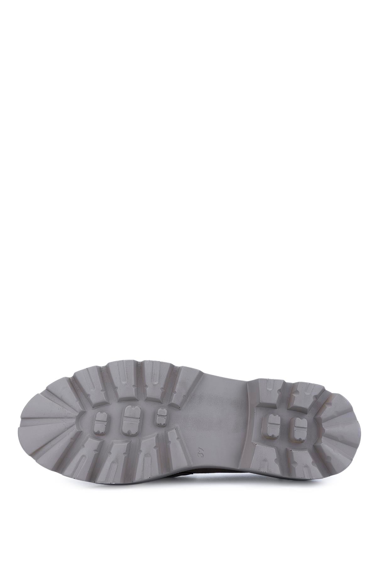 Tamer Tanca Vizon Süet Tamer Tanca Vegan Kadın Loafer Ayakkabı