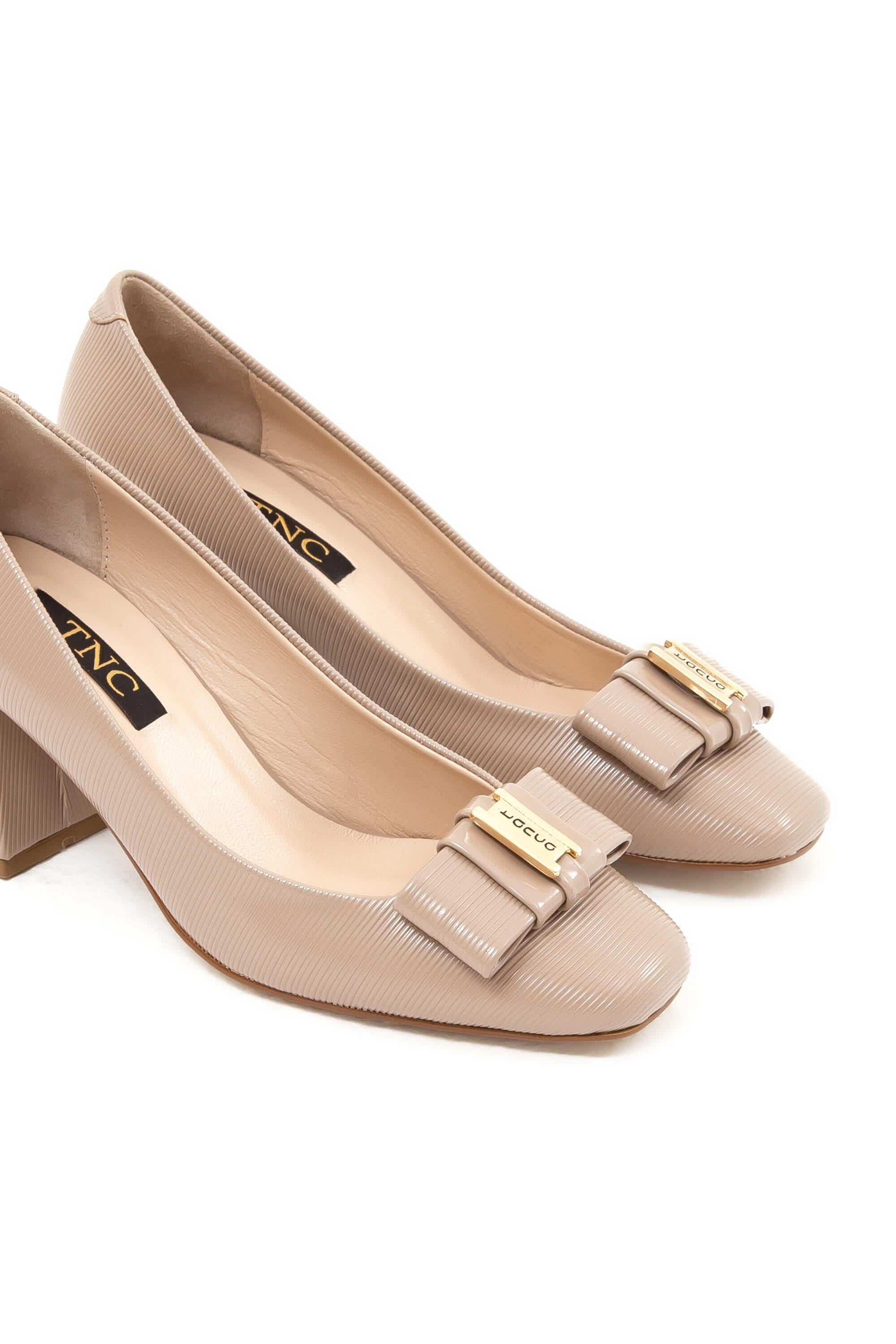 Tamer Tanca Vizon Rugan Tamer Tanca Vegan Kadın Abiye Ayakkabı