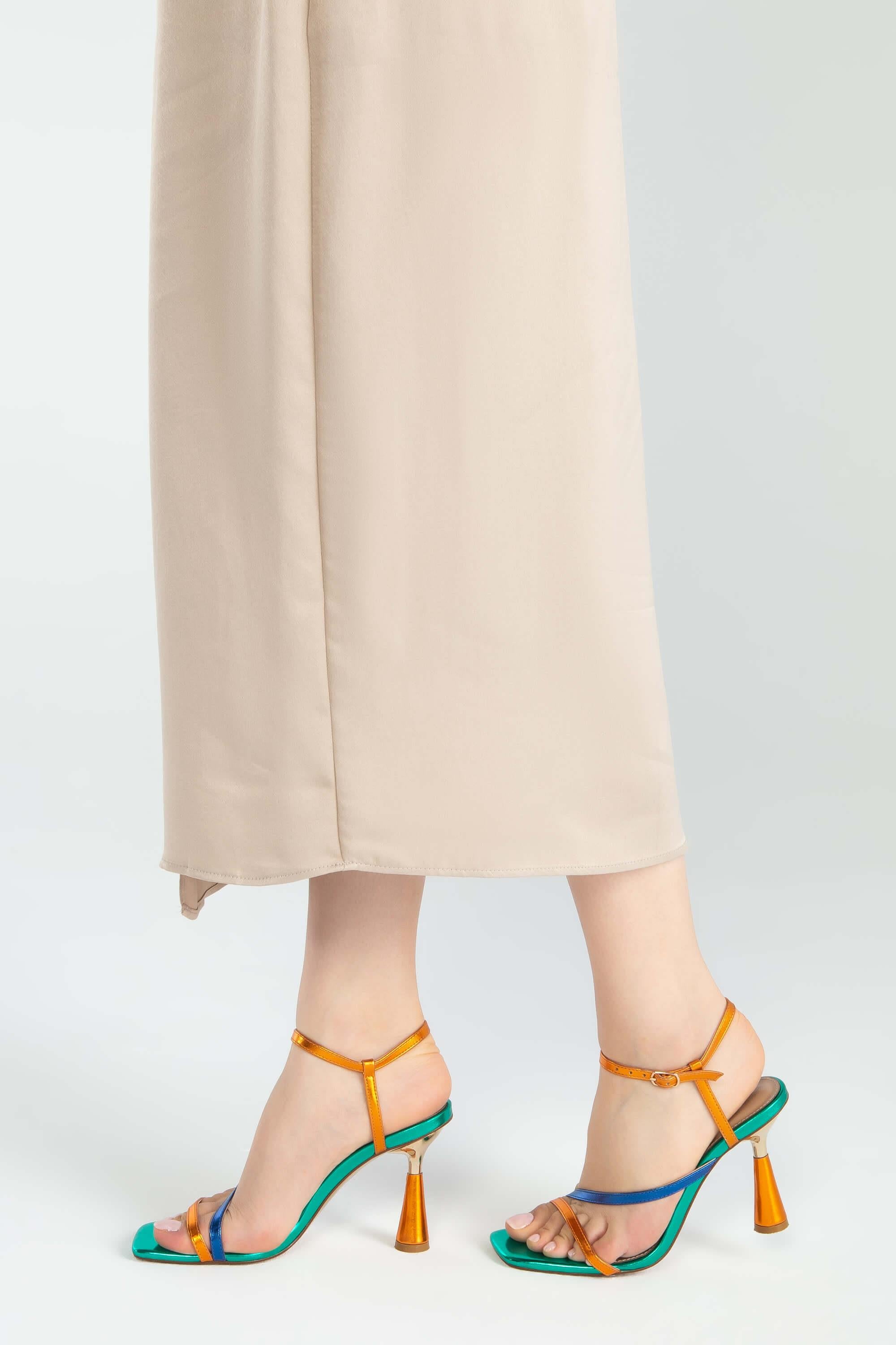 Tamer Tanca Yeşil Tamer Tanca Vegan Kadın Abiye Ayakkabı