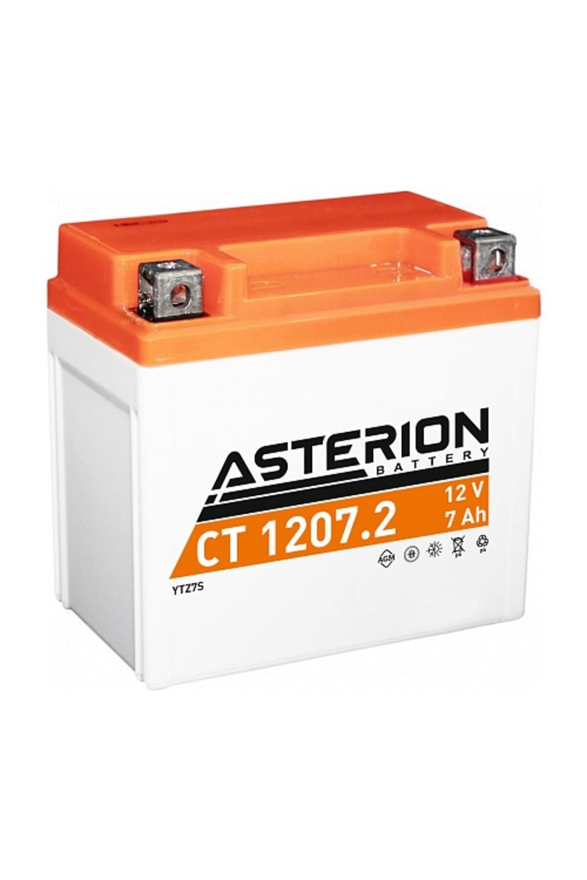 Asterion Ct 1207.2 Ytz7s 12 V 7 Amper 130 Cca Motosiklet Aküsü