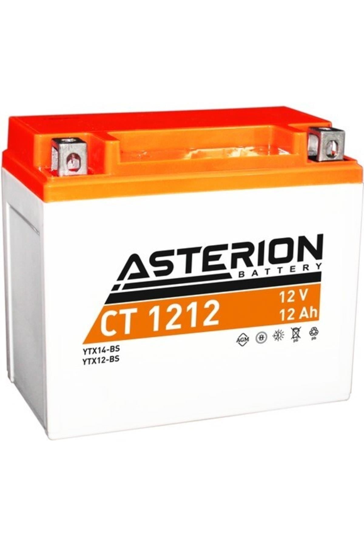 Asterion Ct 1212 Ytx12-bs 12 V 10 Amper 180 Cca Uyumlu Motosiklet Akü