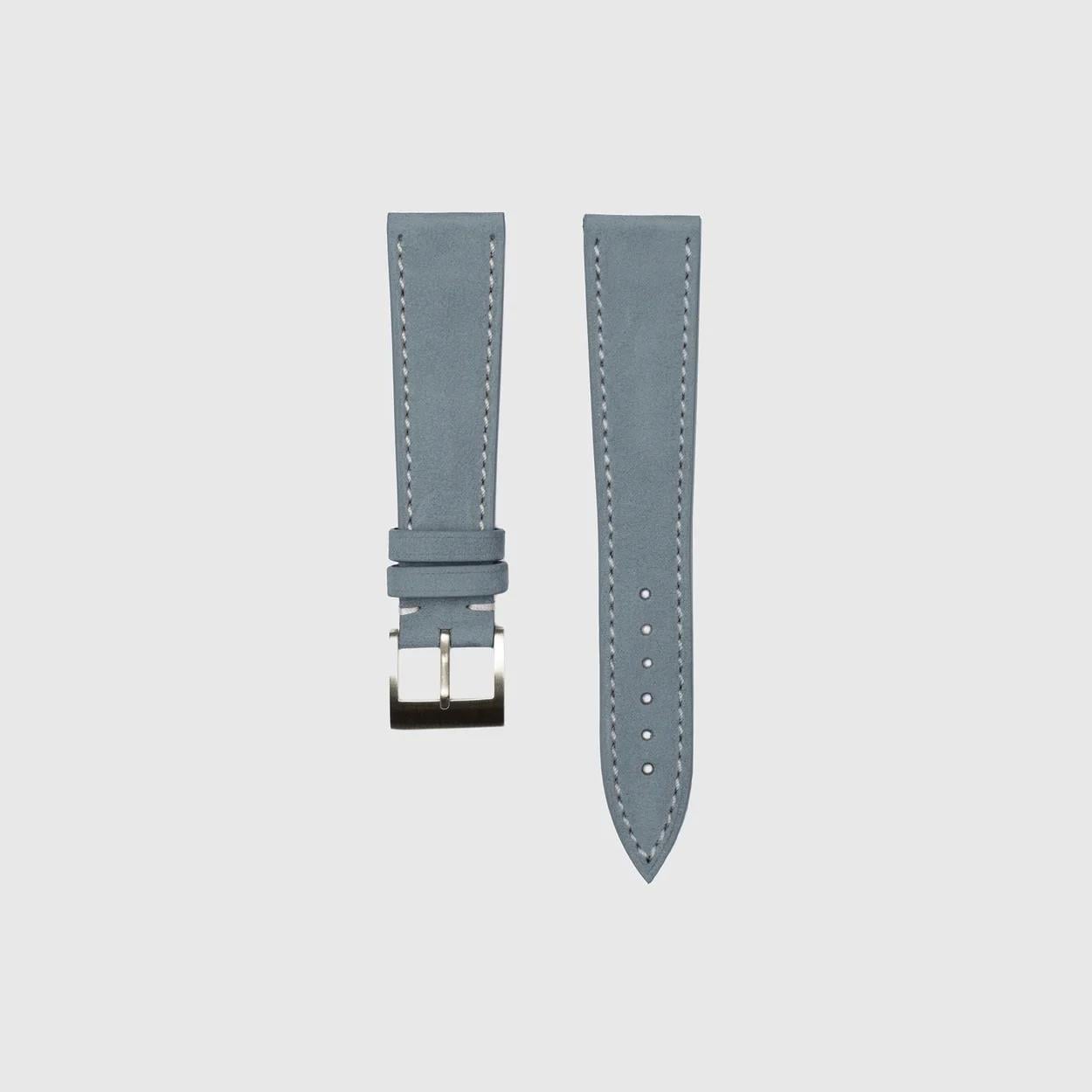 Argent Nubuck Watch Strap