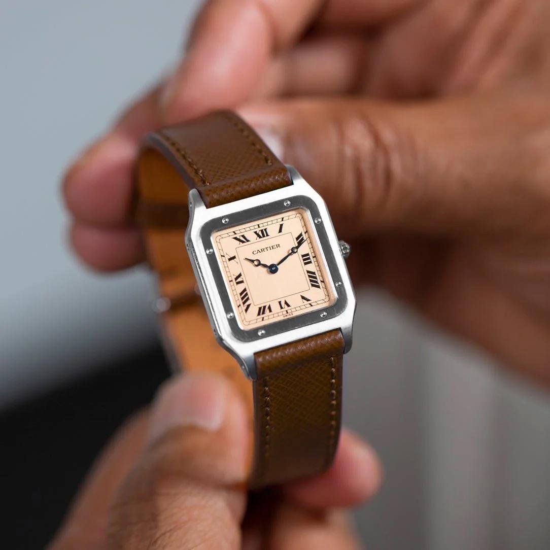 Downtown Brown Saffiano Saat Kayışı (20MM)