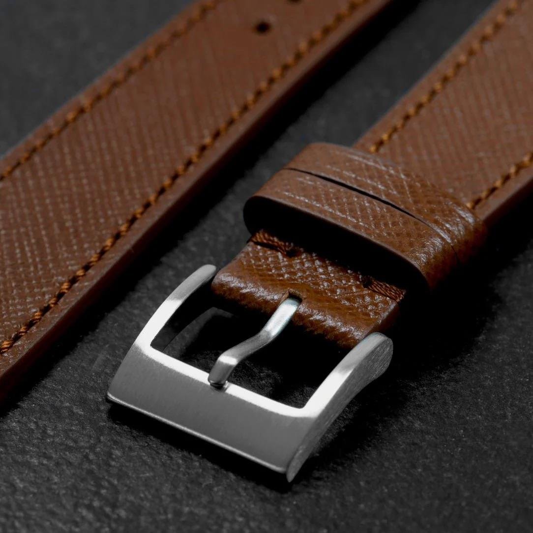 Downtown Brown Saffiano Saat Kayışı (20MM)