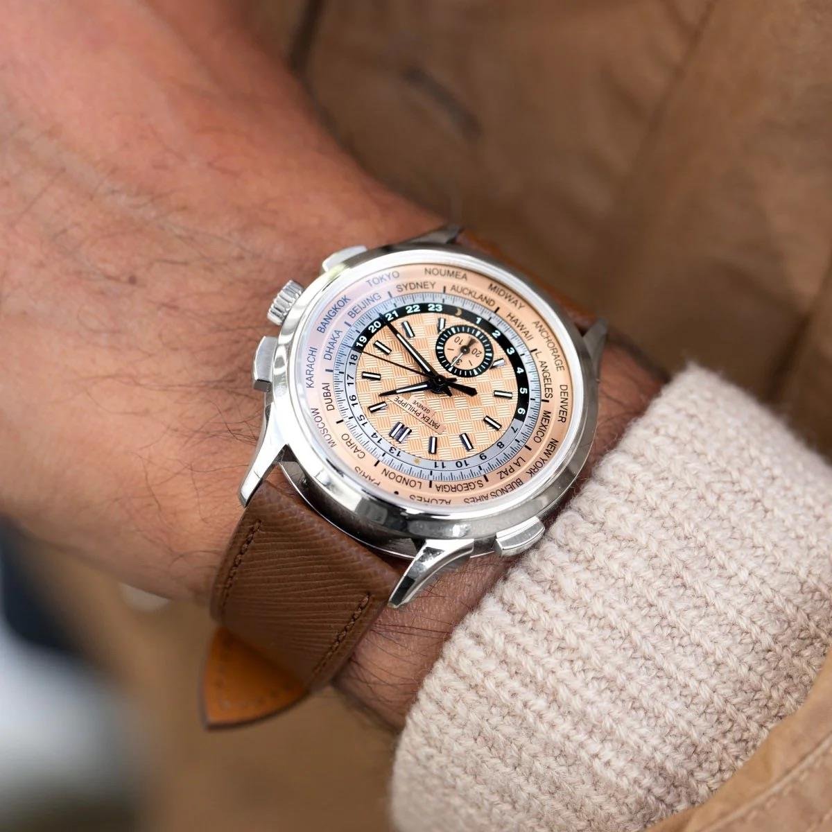 Downtown Brown Saffiano Saat Kayışı (20MM)