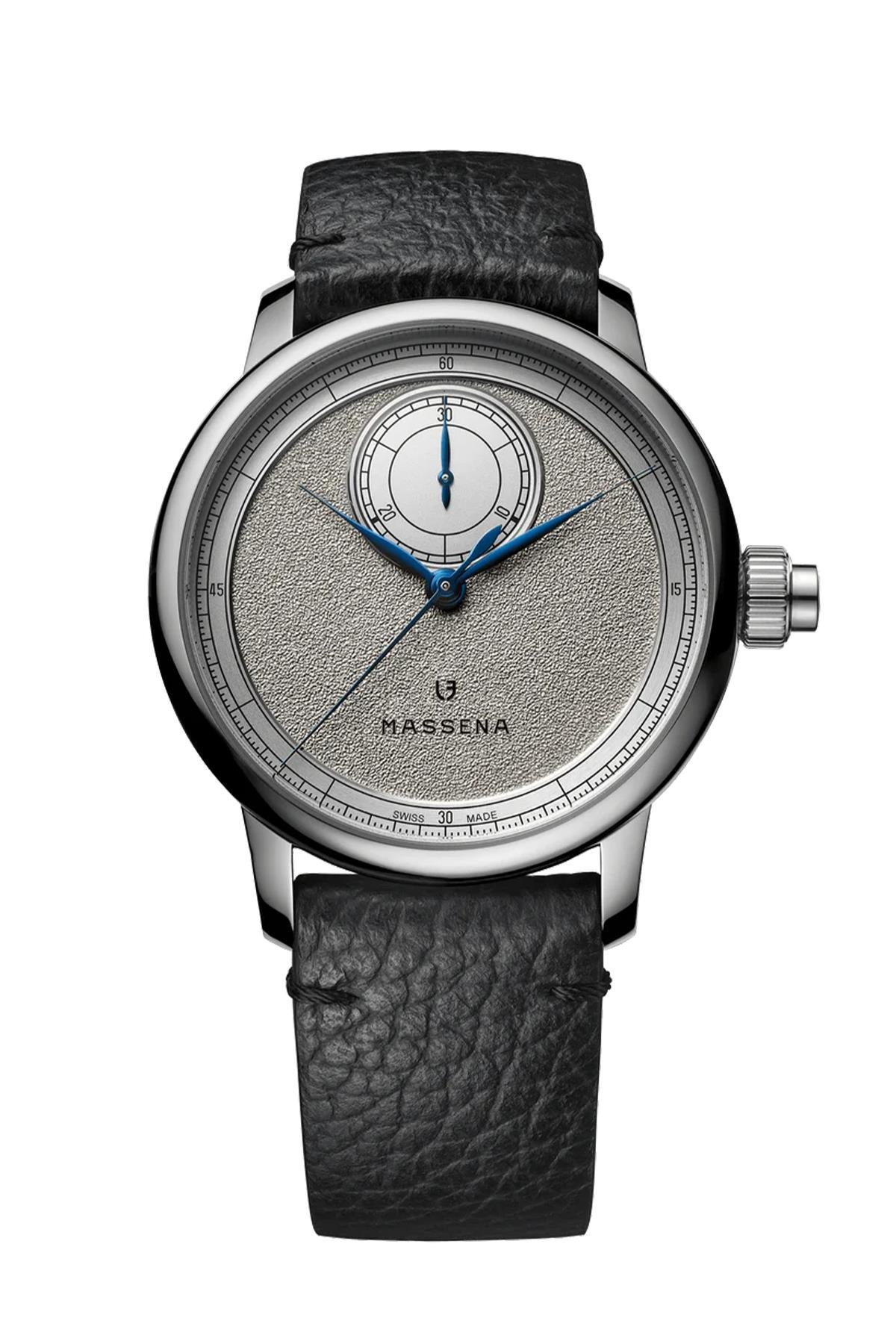 Le Chronographe Monopoussoir Louis Erard X Massena Lab Silver