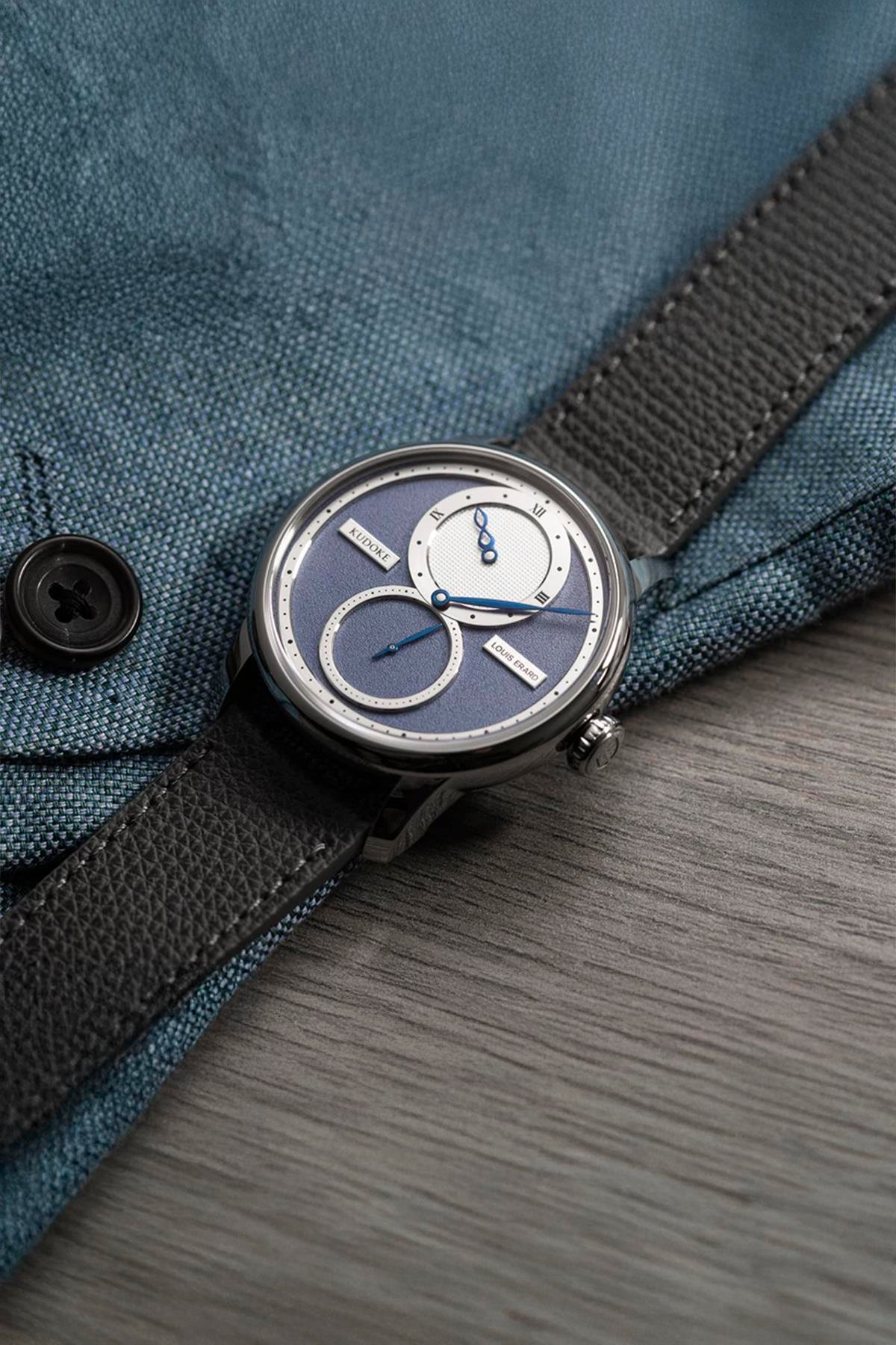 Le Régulateur Louis Erard X Kudoke Light Blue