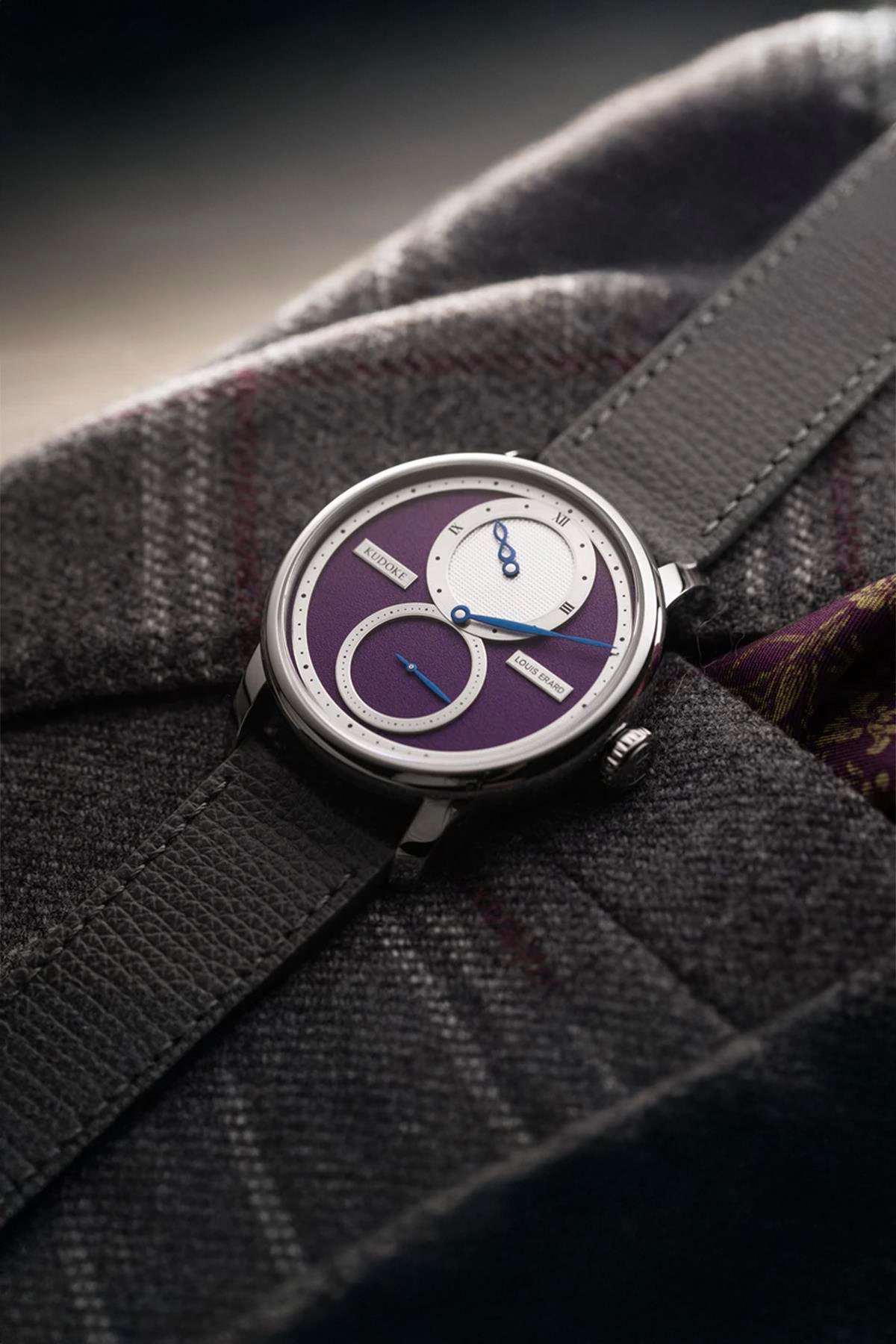 Le Régulateur Louis Erard X Kudoke Purple