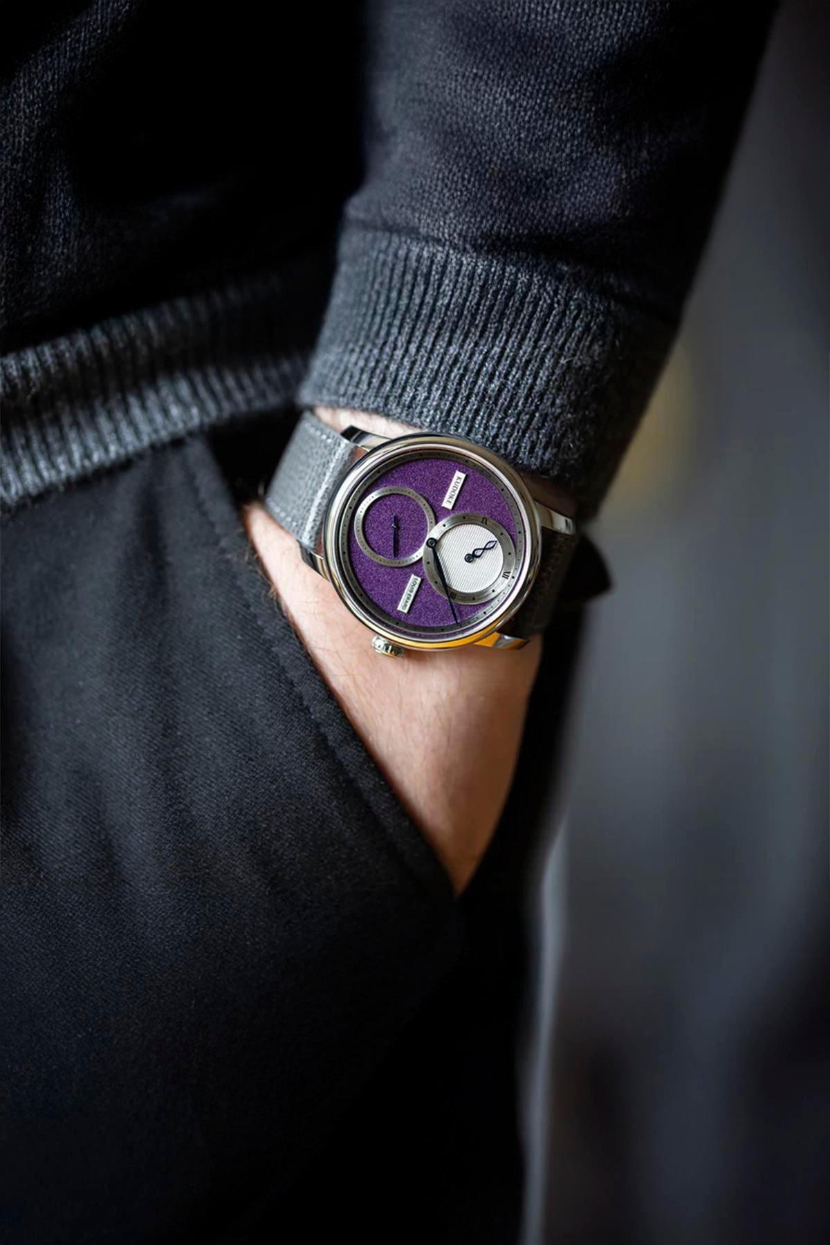Le Régulateur Louis Erard X Kudoke Purple