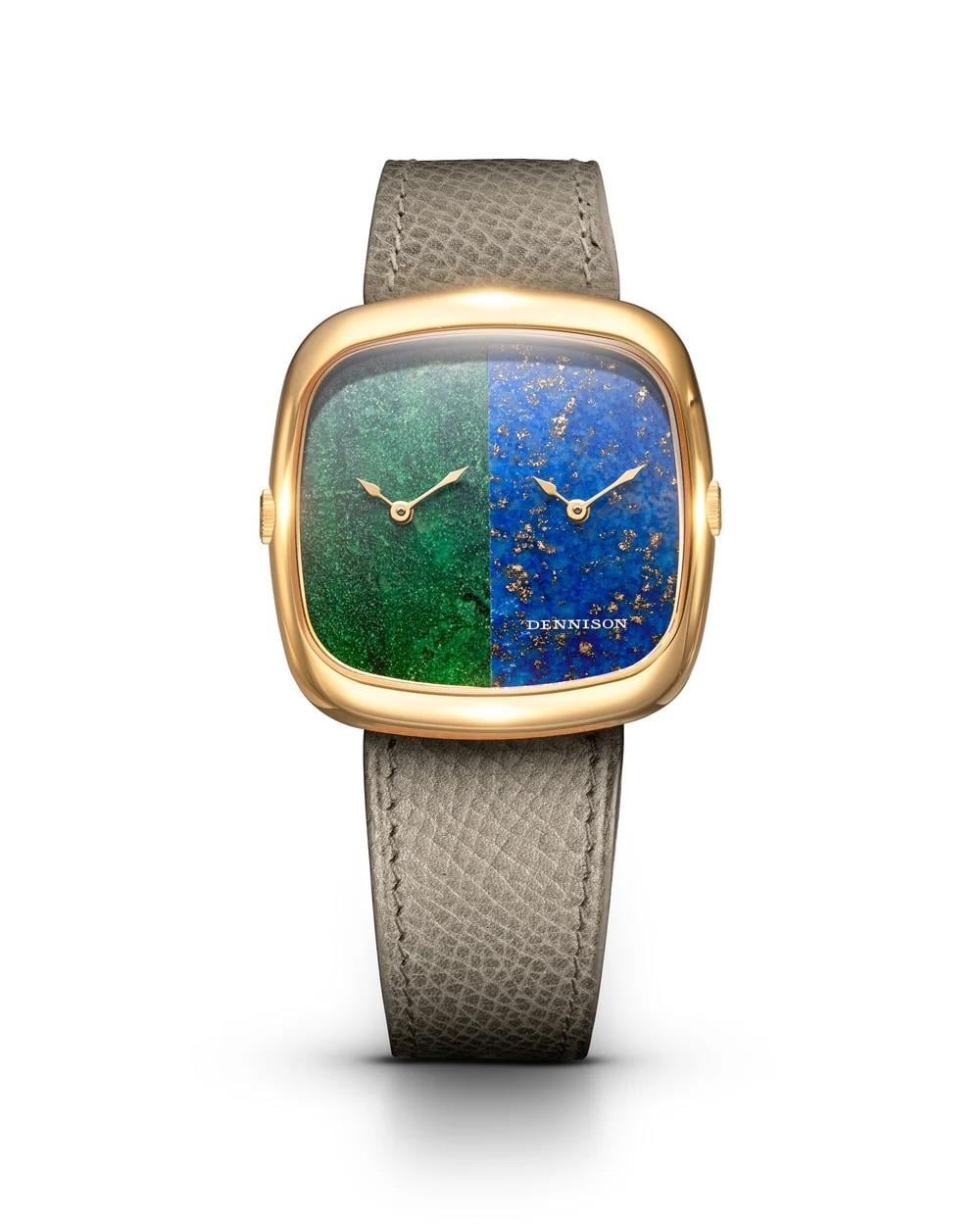 Malachite & Green Sunray In Gold