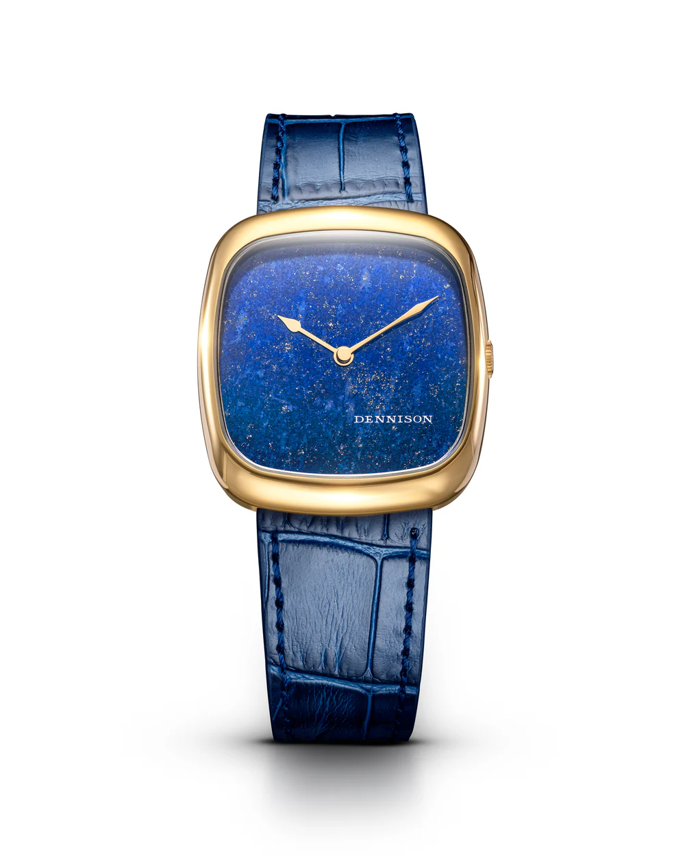 Natural Stone Lapis Lazuli In Gold