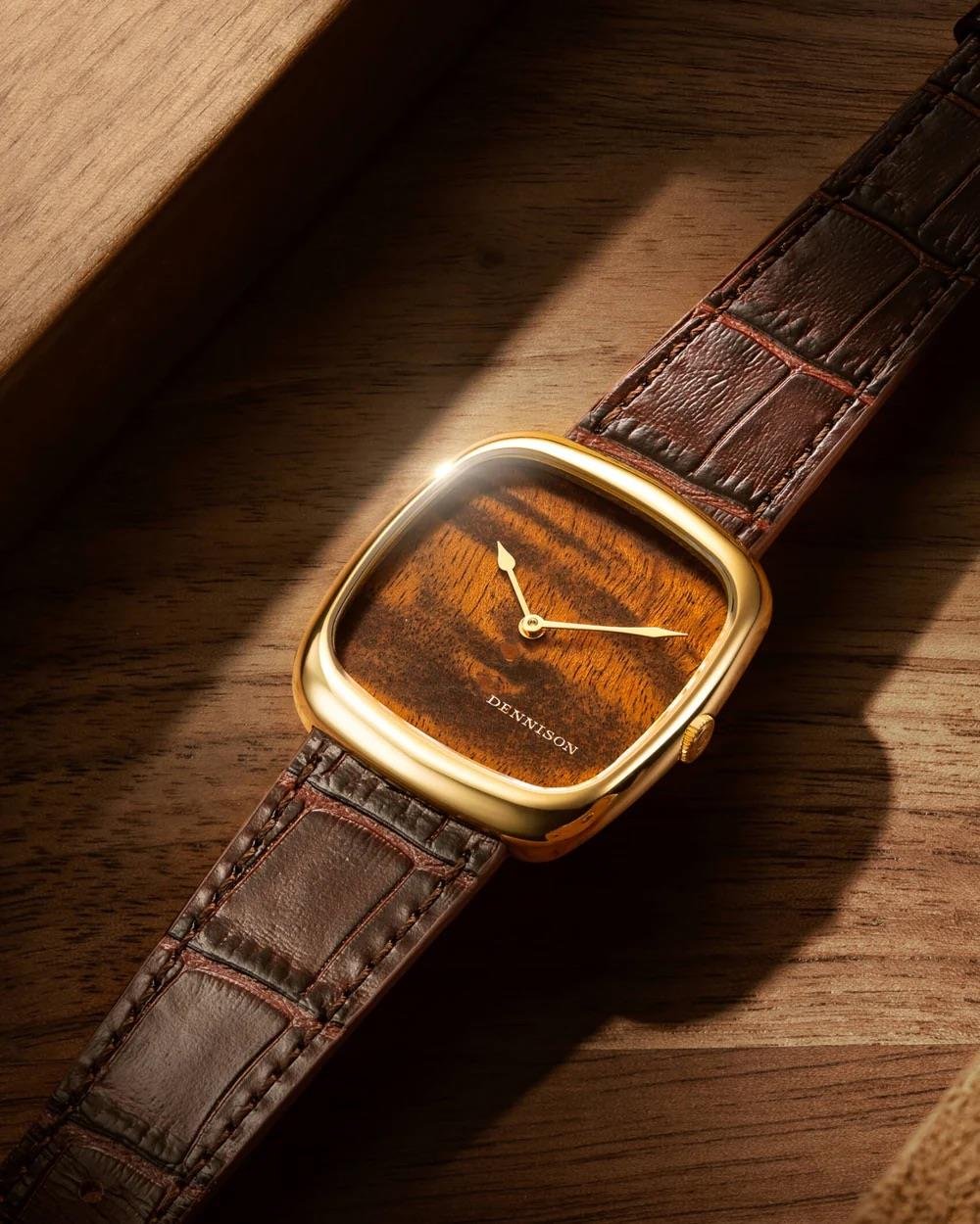 Natural Wood In Gold