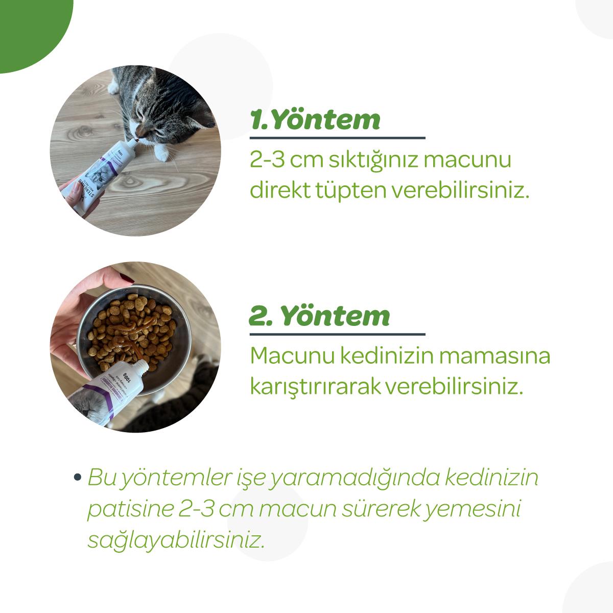 Vet's Plus Anti-Hairball Tüy Yumağı Önleyici Malt Kedi Macunu 100gr