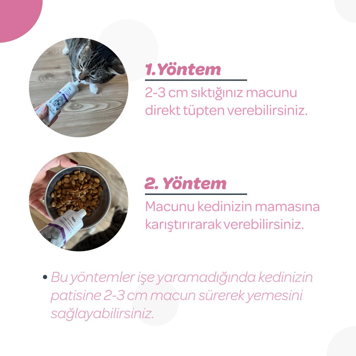 Vet's Plus Hamile ve Yavru Kediler için Multivitamin Malt Kedi Macunu 100gr