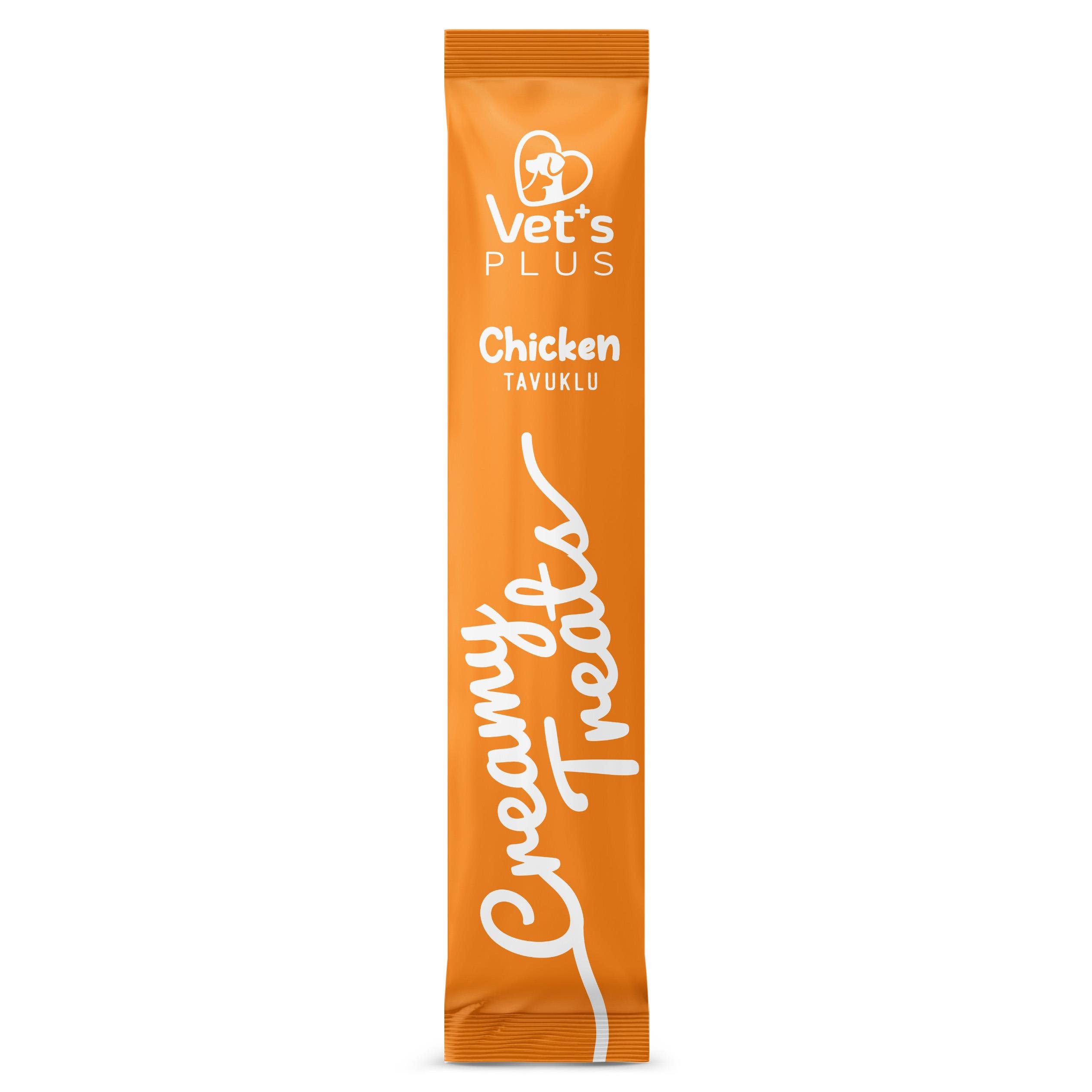 Vet's Plus Tavuklu Krema Kedi Ödül Maması 14gr (5'li)